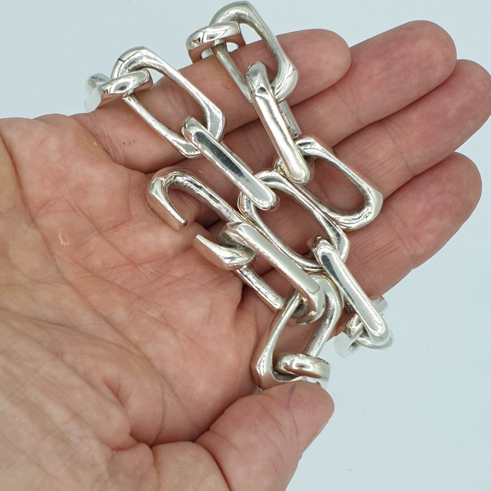 Long Link Chain Link Necklace - SilverWow™