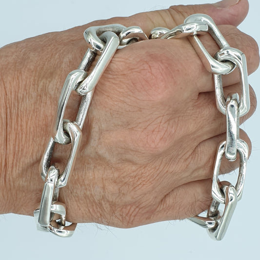 Long Link Chain Link Necklace - SilverWow™