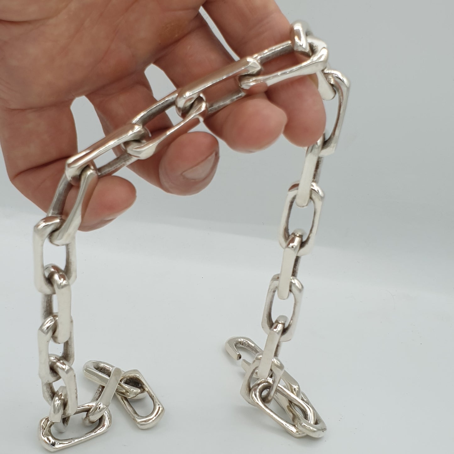 Long Link Chain Link Necklace - SilverWow™
