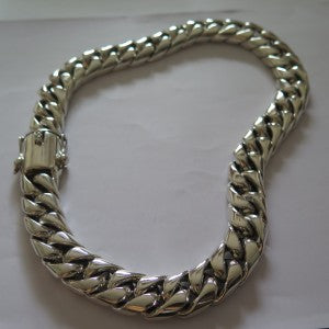 20mm Heavy Cuban Chain - SilverWow™