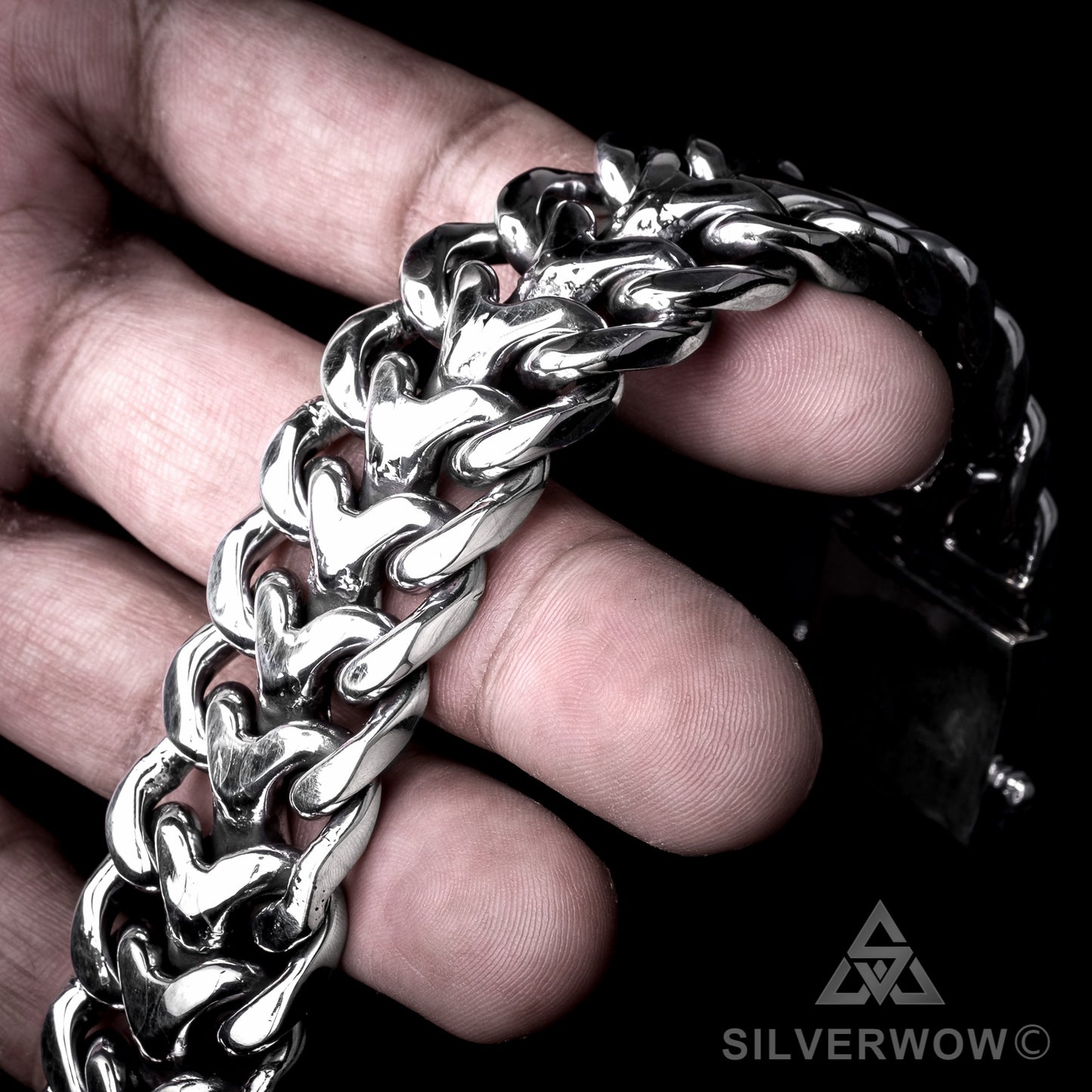 Herringbone Bracelet x 25mm - SilverWow™
