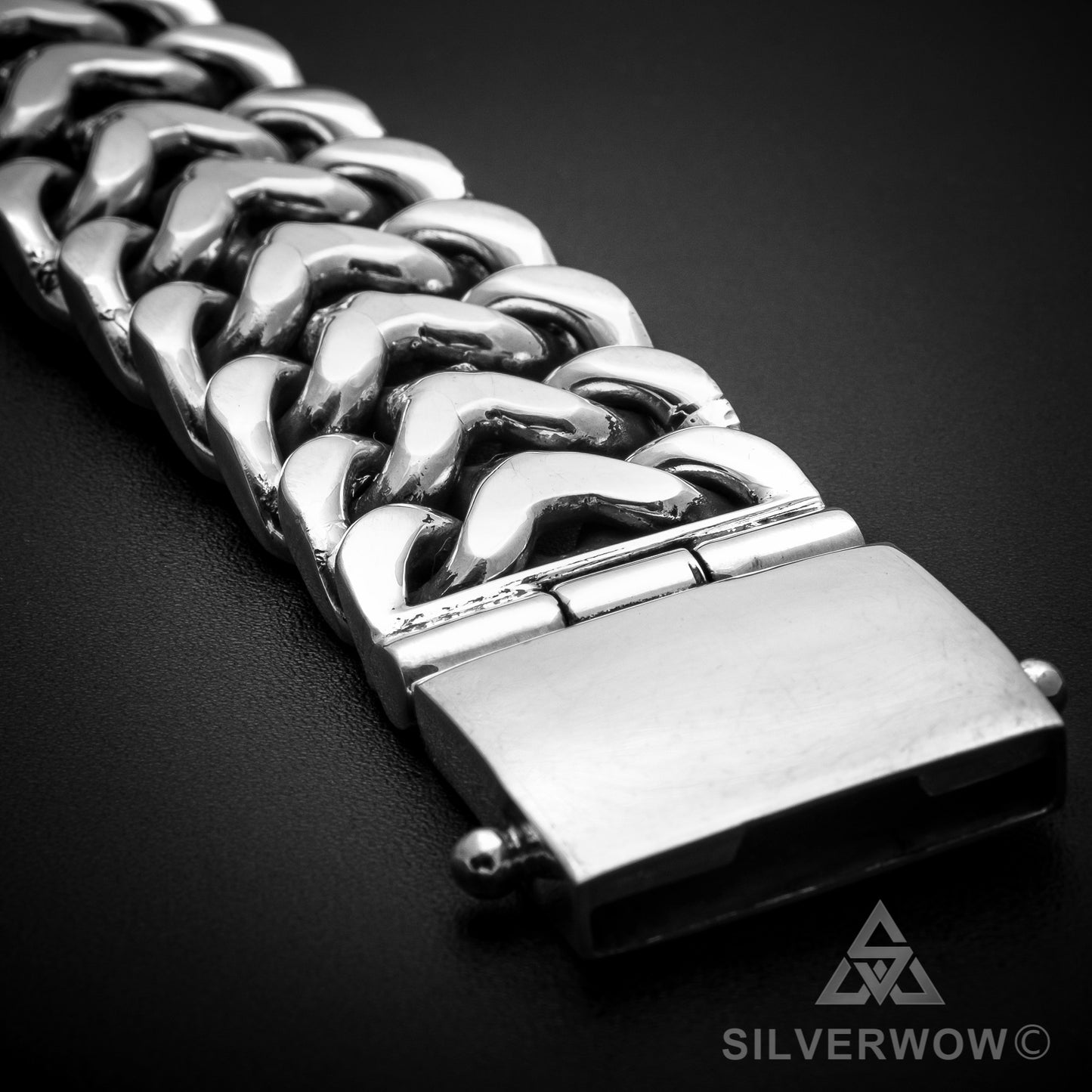 Herringbone Bracelet x 25mm - SilverWow™