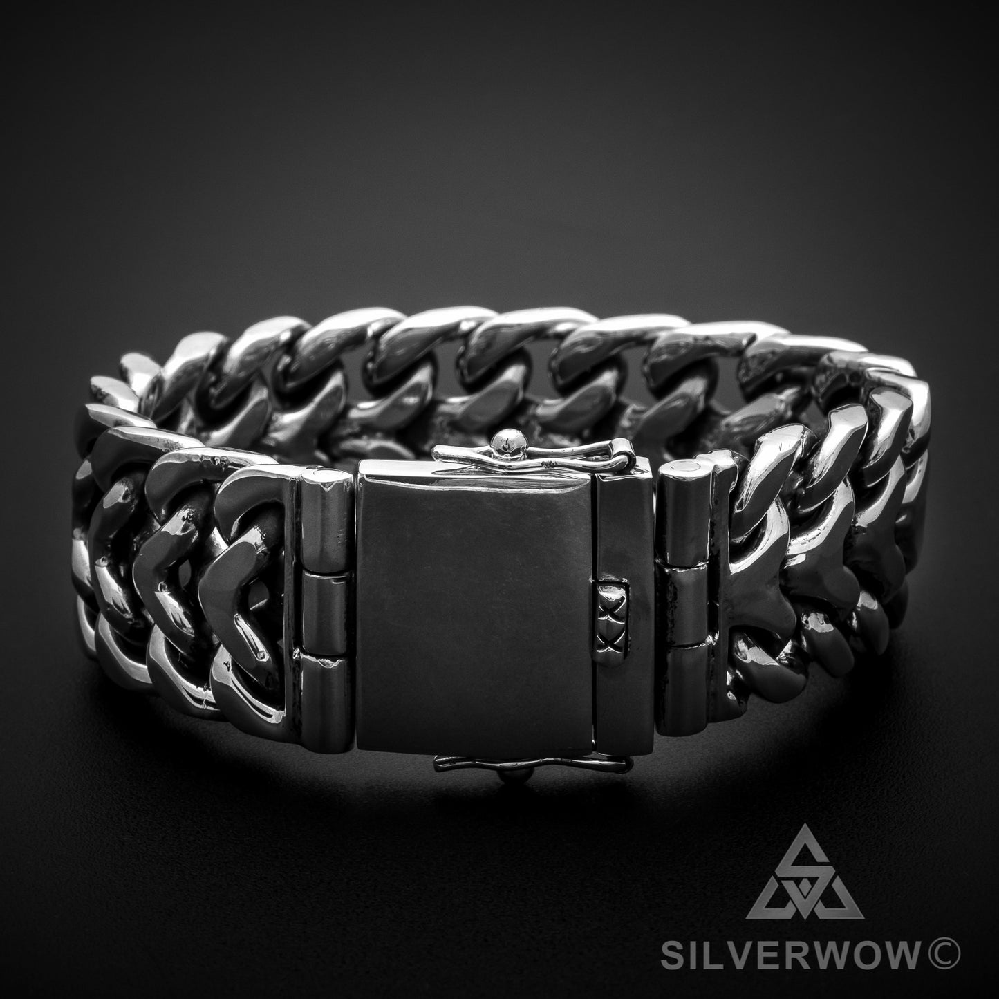 Herringbone Bracelet x 25mm - SilverWow™