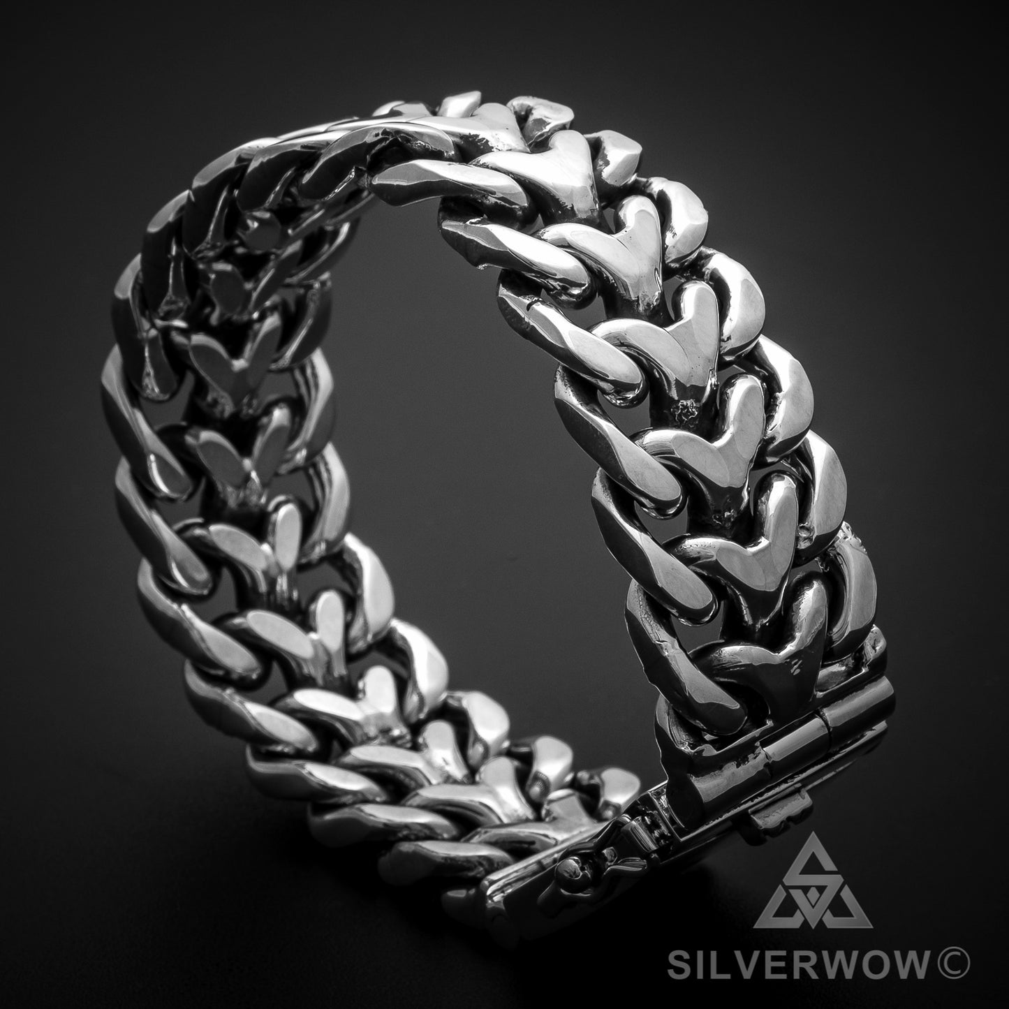 Herringbone Bracelet x 25mm - SilverWow™