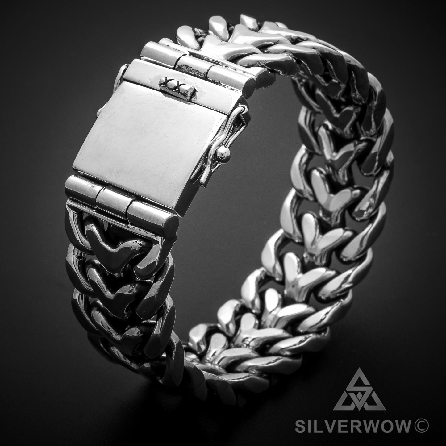 Herringbone Bracelet x 25mm - SilverWow™
