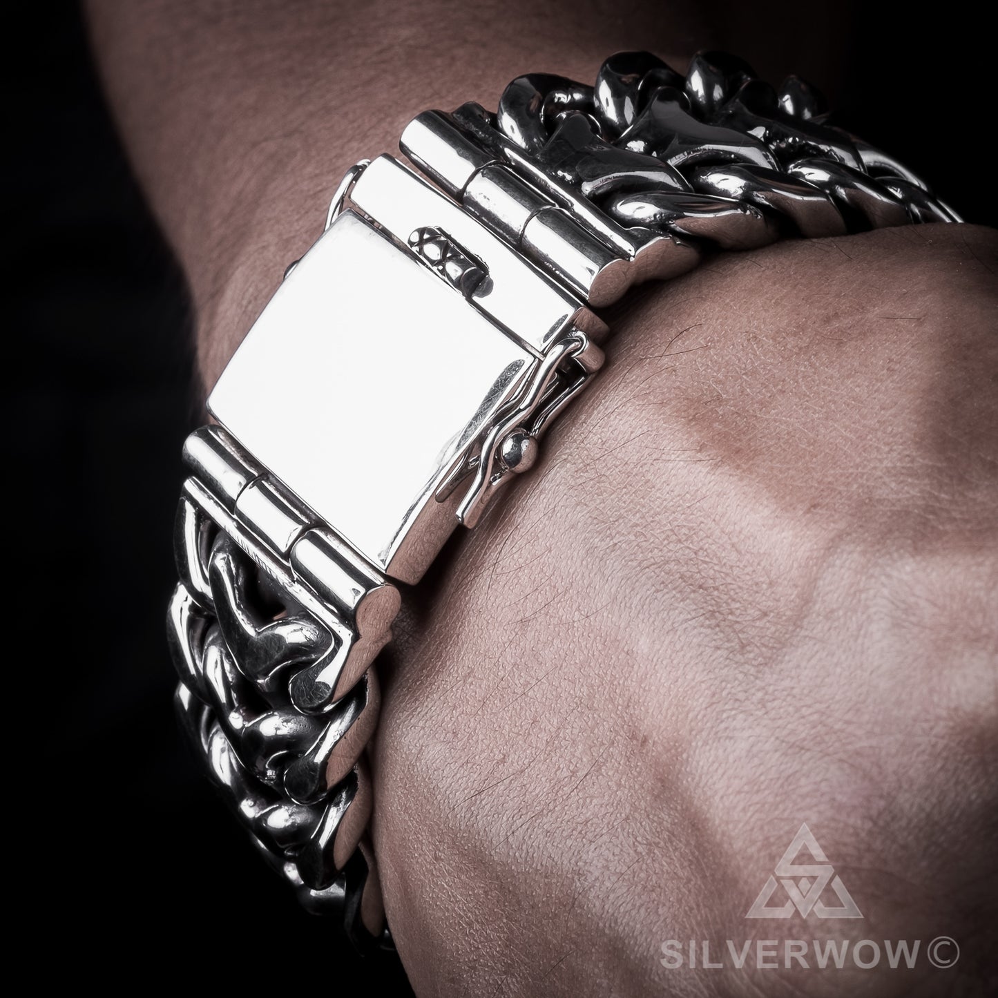 Herringbone Bracelet x 25mm - SilverWow™