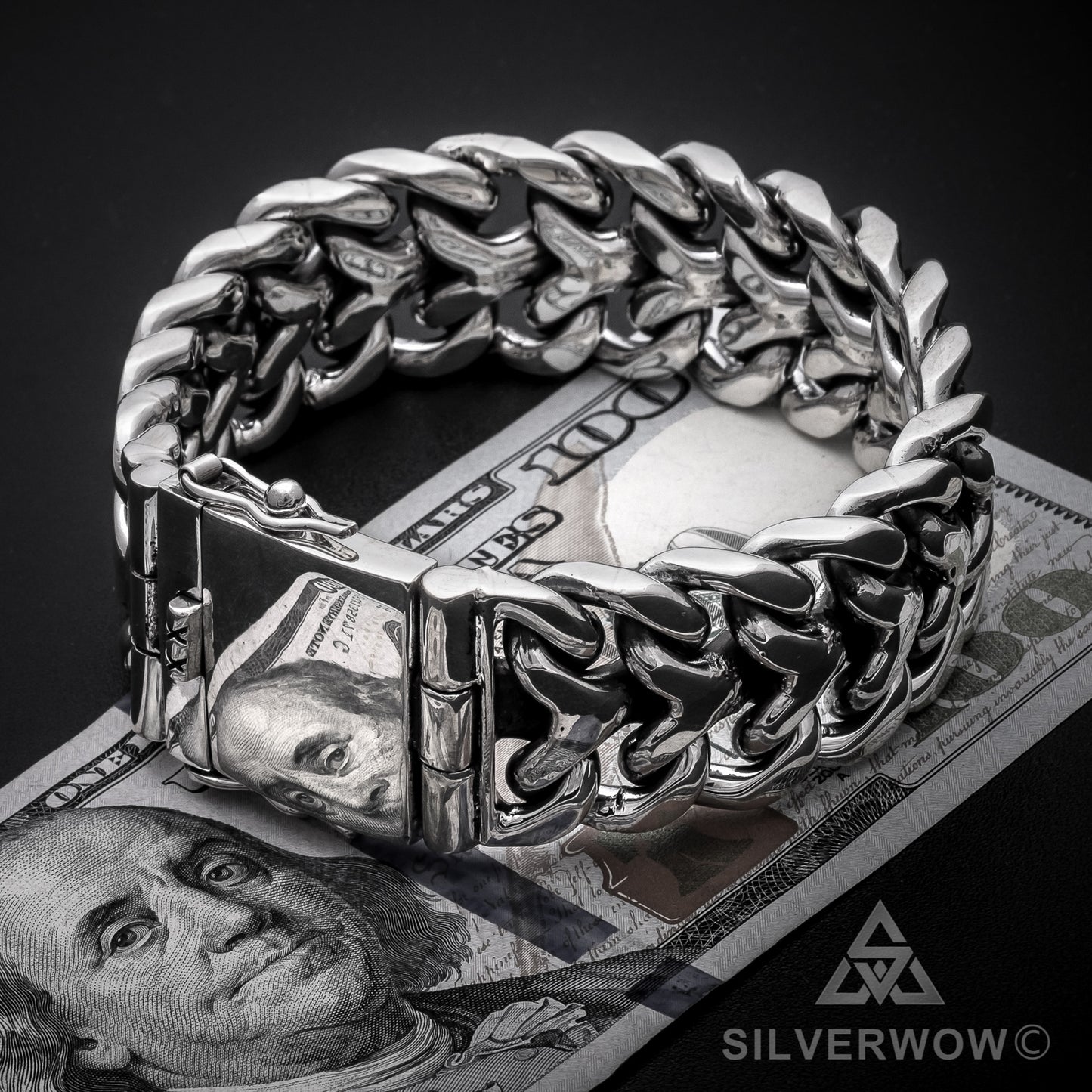 Herringbone Bracelet x 25mm - SilverWow™