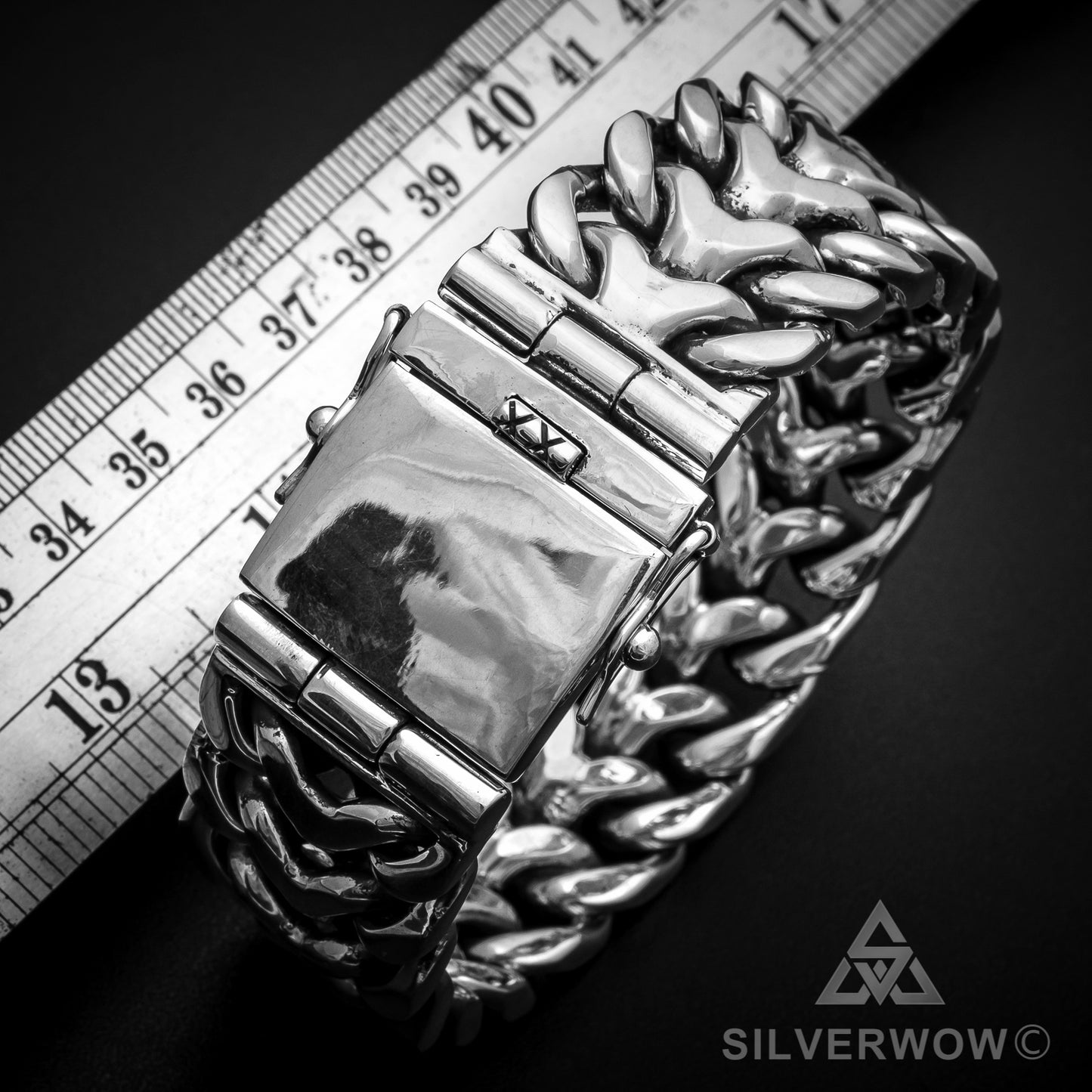 Herringbone Bracelet x 25mm - SilverWow™