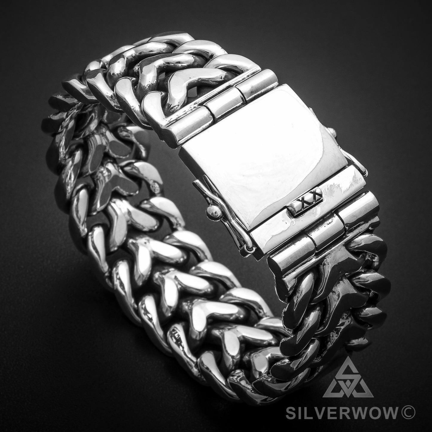 Herringbone Bracelet x 25mm - SilverWow™