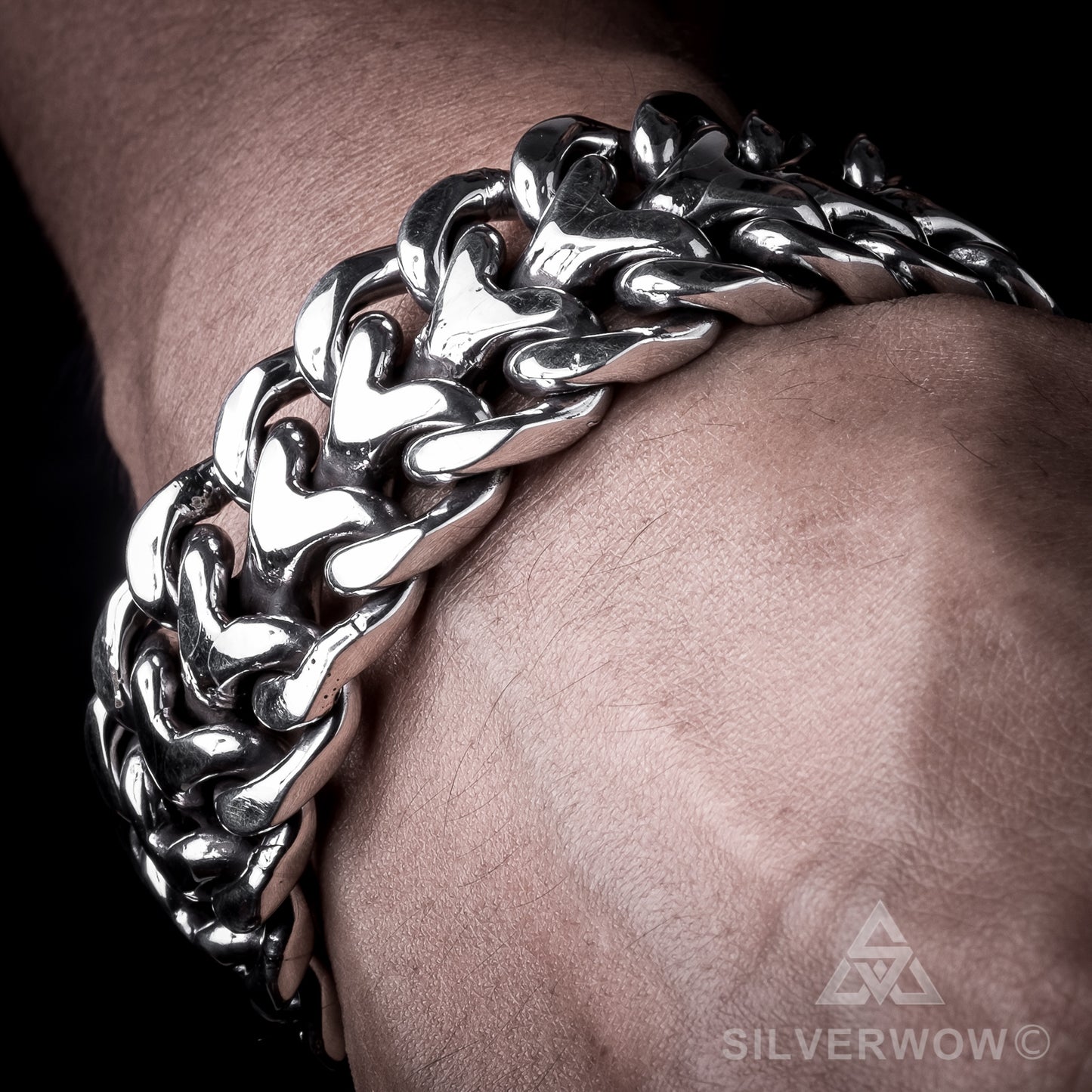 Herringbone Bracelet x 25mm - SilverWow™