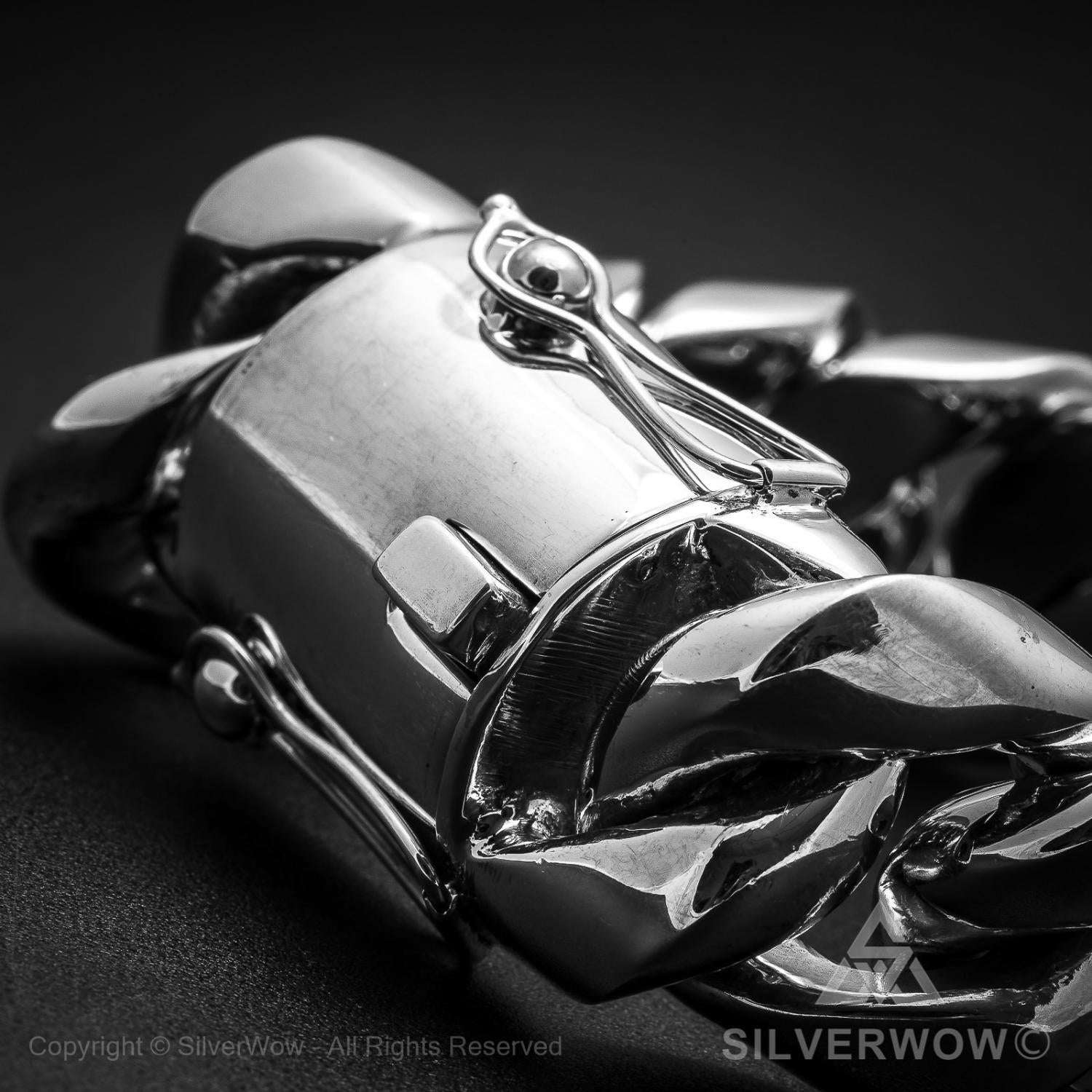 Cuban Link Bracelet x 30mm Wide - SilverWow™