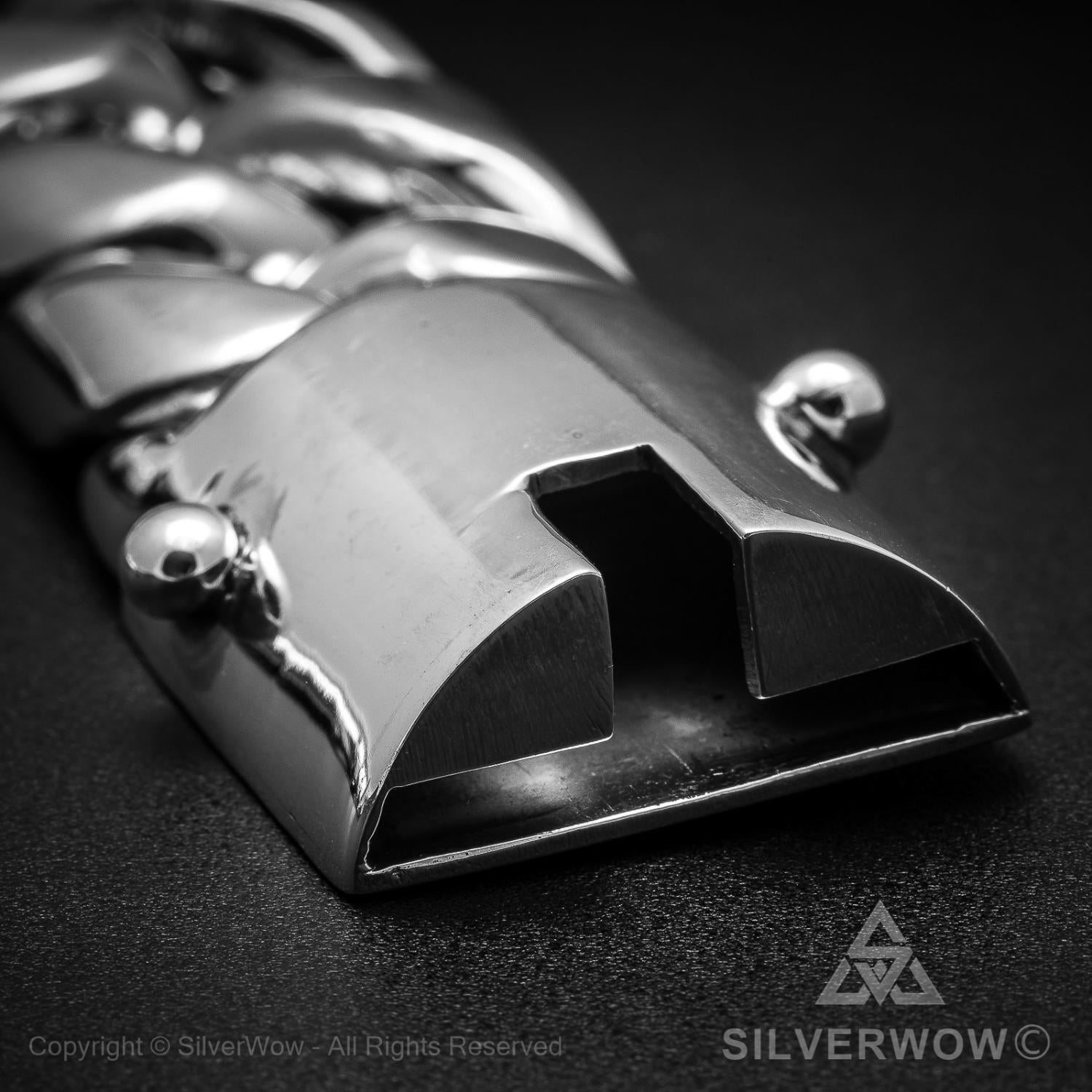 Cuban Link Bracelet x 30mm Wide - SilverWow™