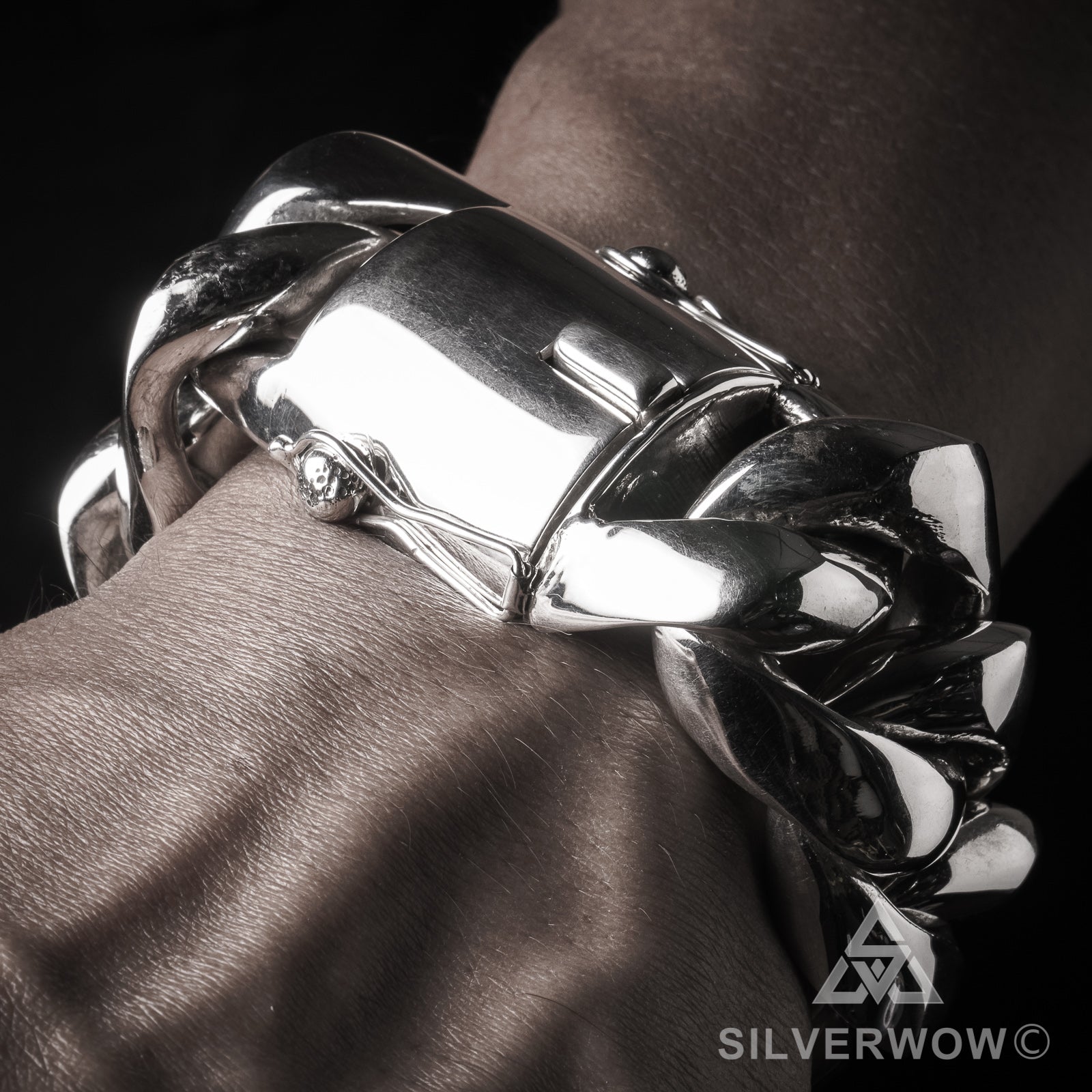 Cuban Bracelet - 35mm Thick & Heavy - SilverWow™