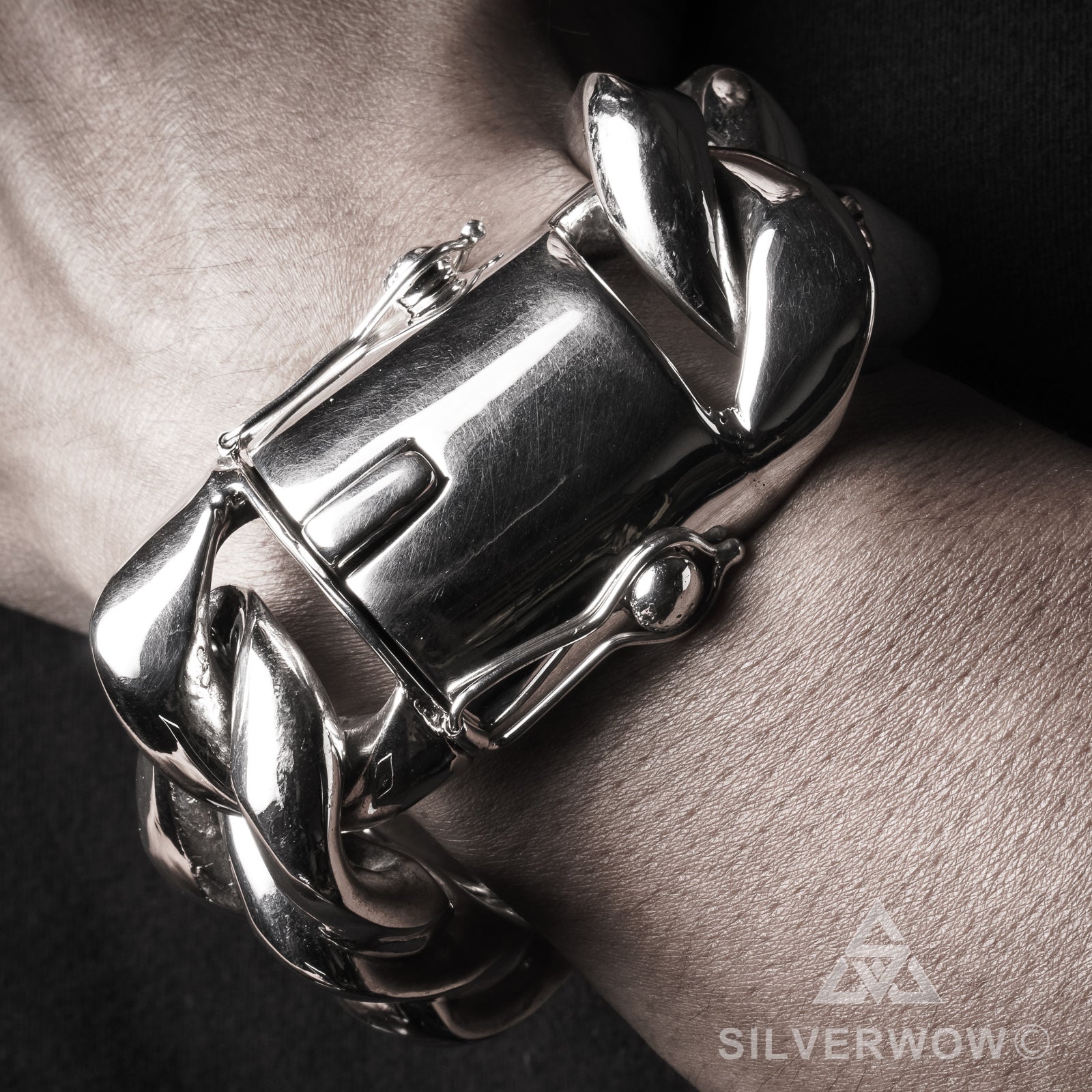 Cuban Bracelet - 35mm Thick & Heavy - SilverWow™