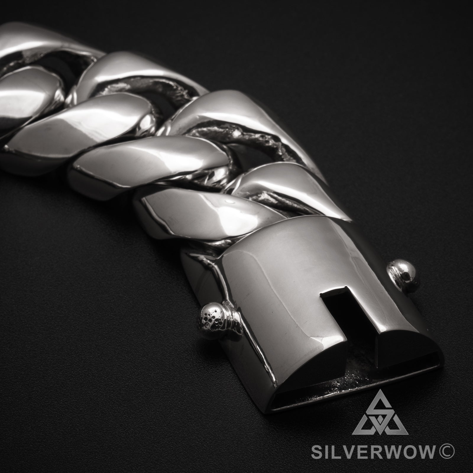 Cuban Bracelet - 35mm Thick & Heavy - SilverWow™