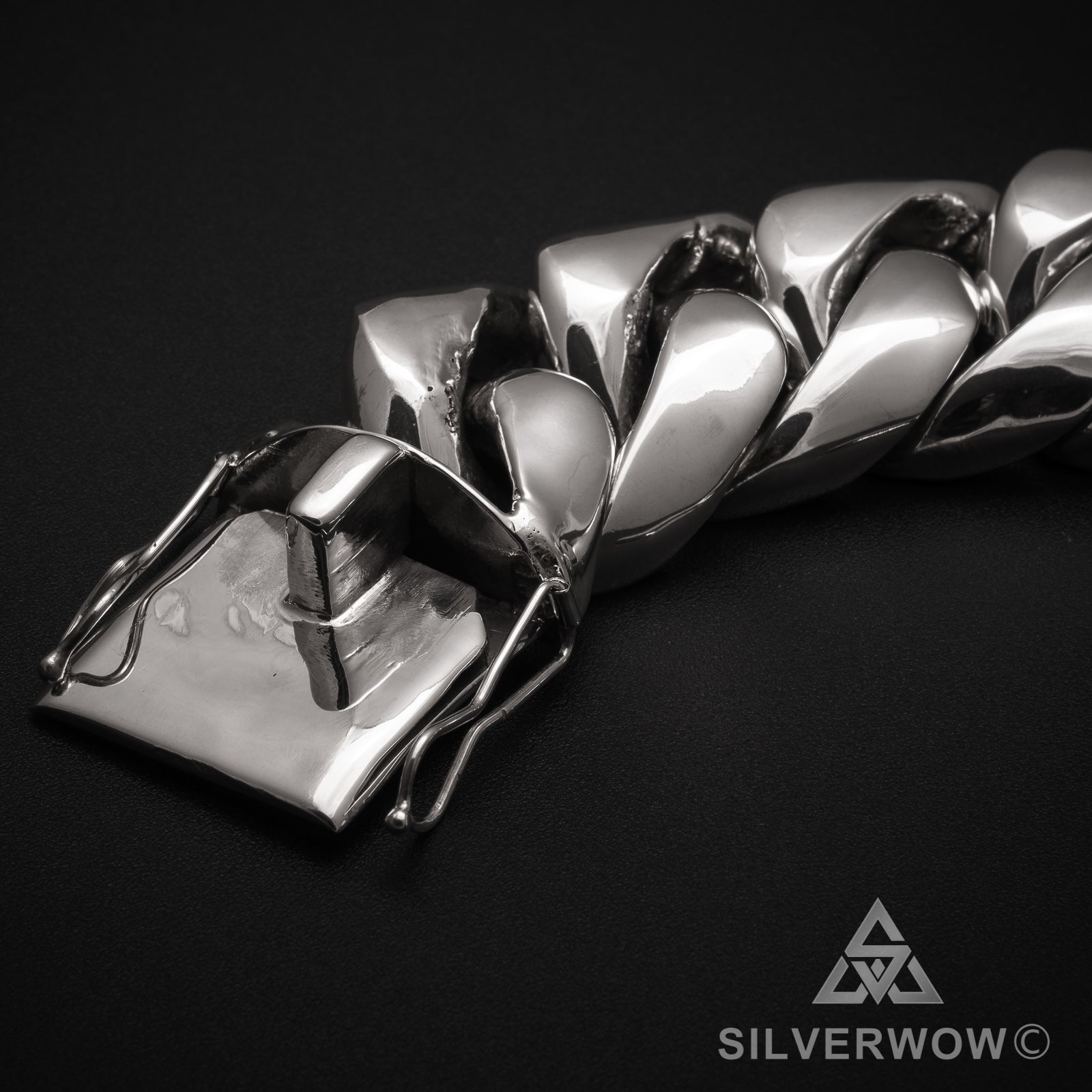 Cuban Bracelet - 35mm Thick & Heavy - SilverWow™