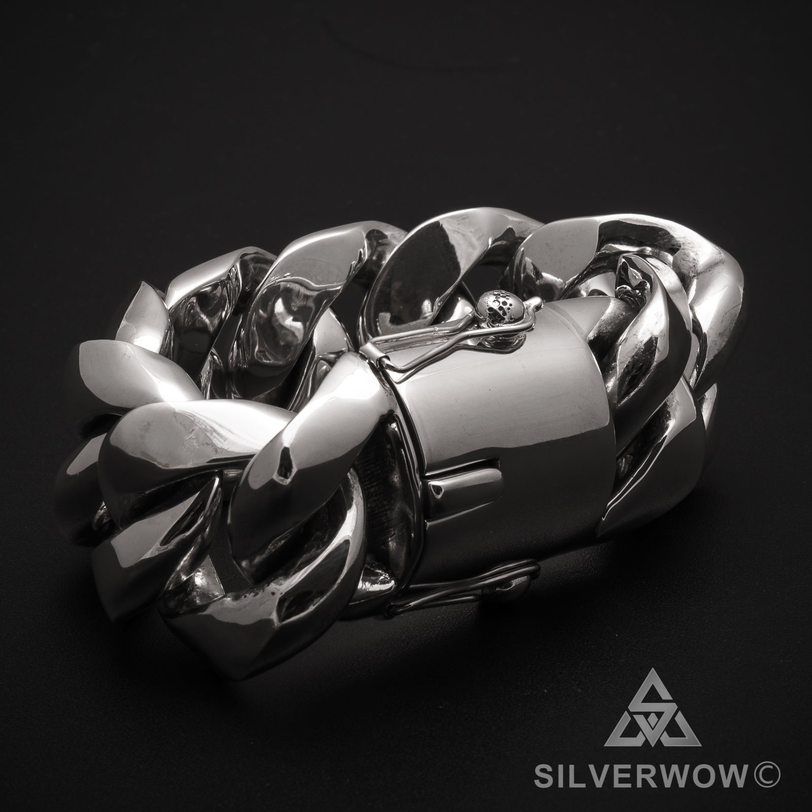 Cuban Bracelet - 35mm Thick & Heavy - SilverWow™