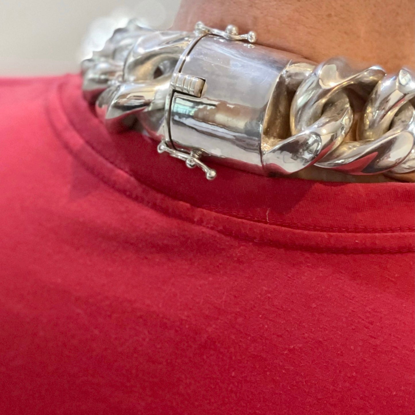 Huge Cuban Link Necklace - 40mm Wide - SilverWow™