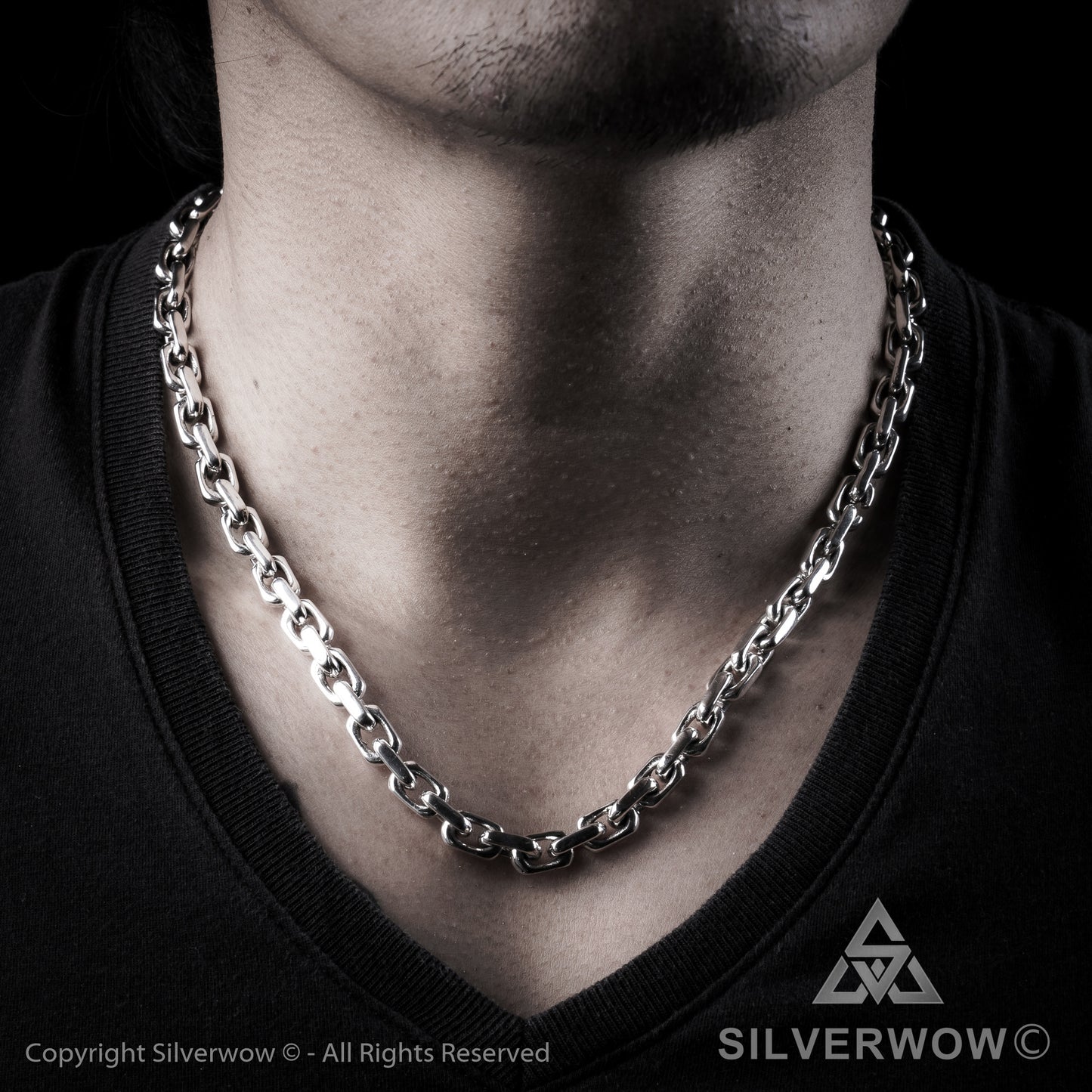 8mm Chain Link Necklace - SilverWow™