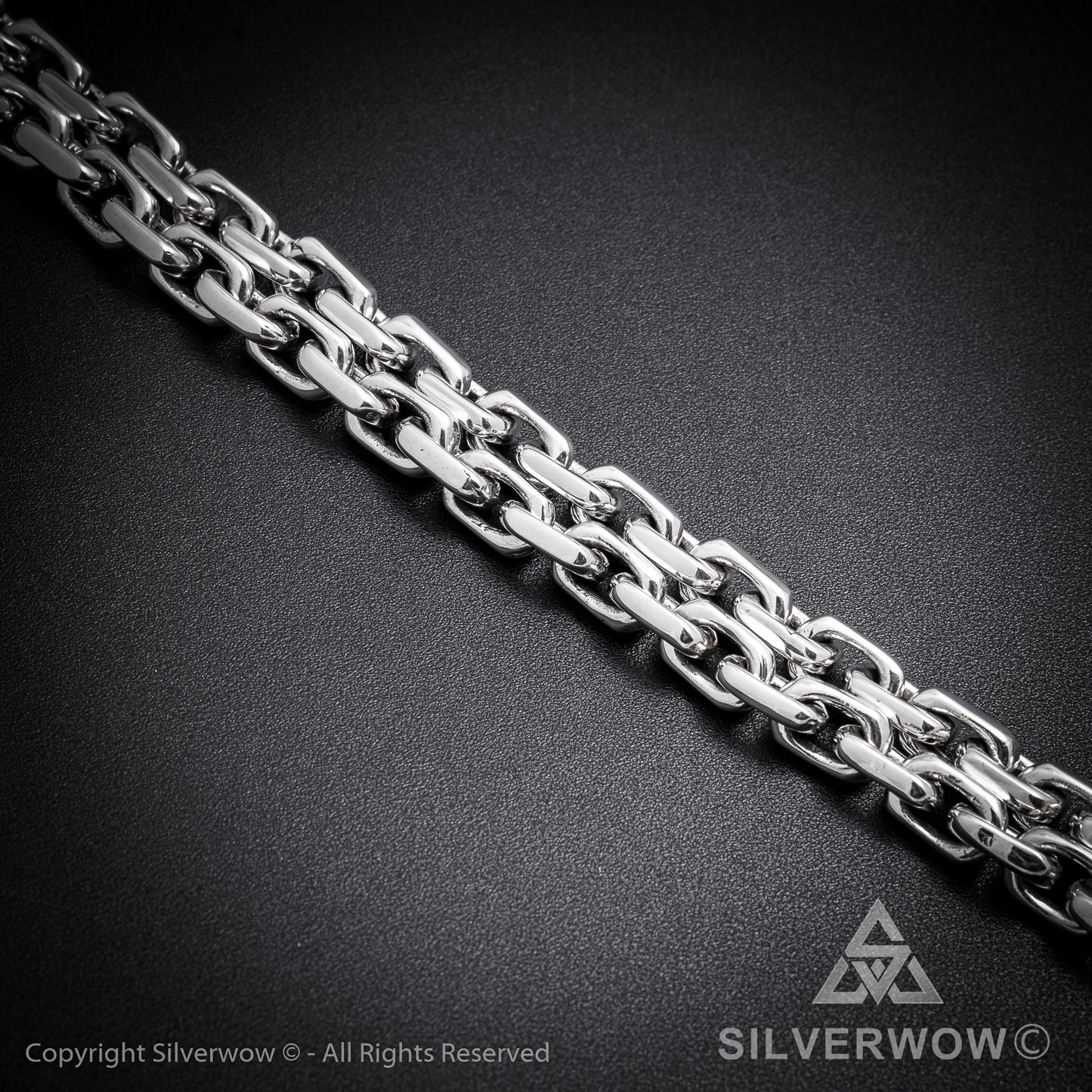 8mm Chain Link Necklace - SilverWow™