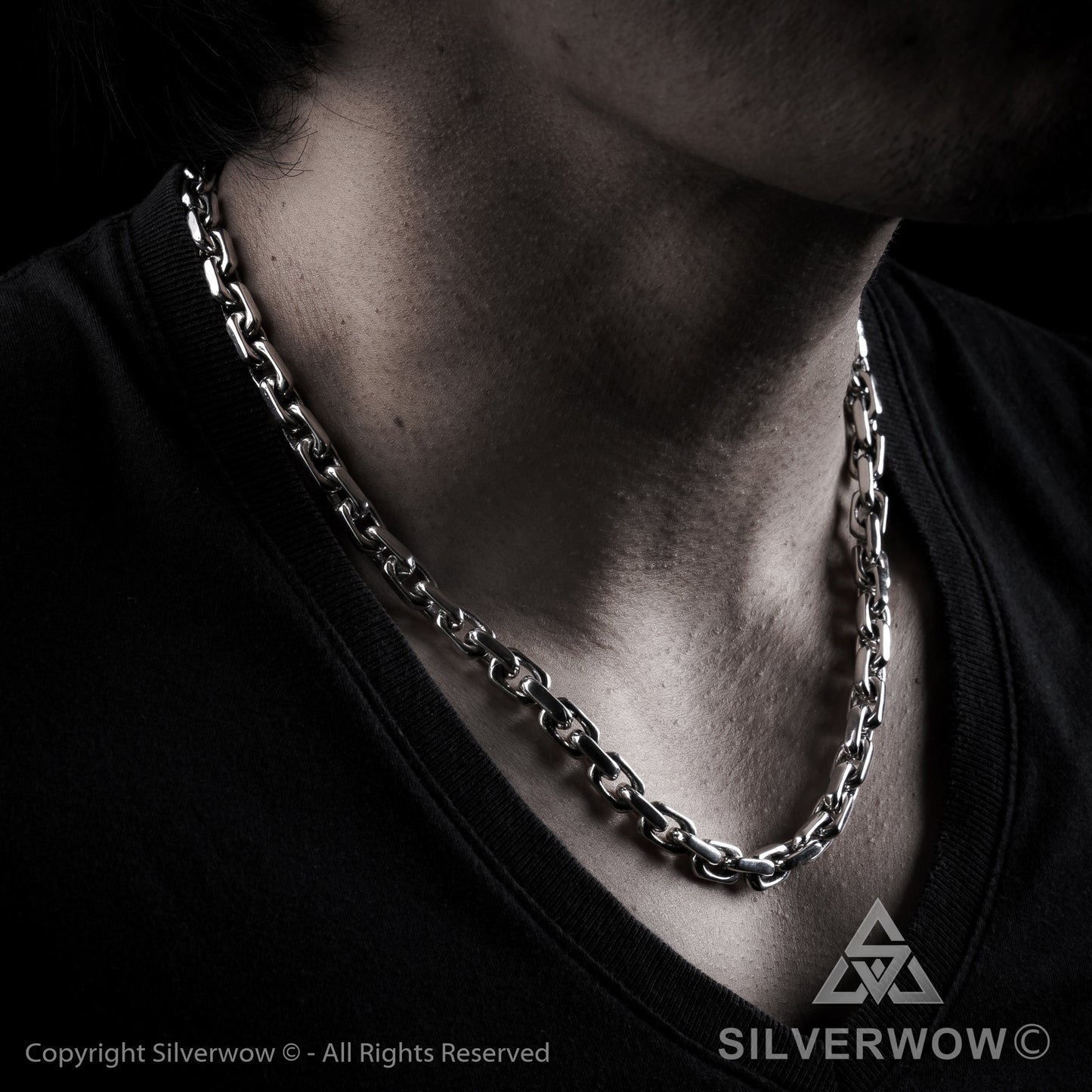 8mm Chain Link Necklace - SilverWow™