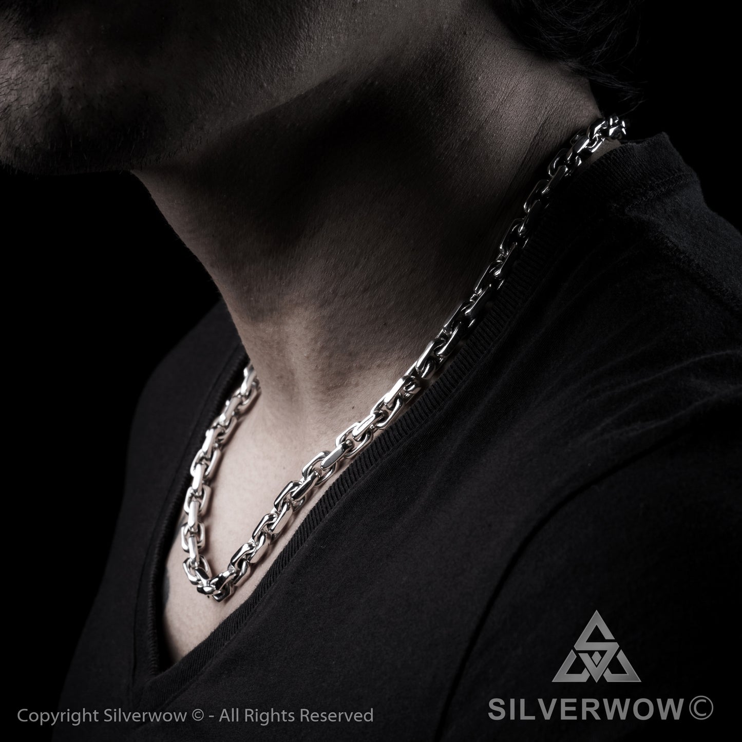8mm Chain Link Necklace - SilverWow™