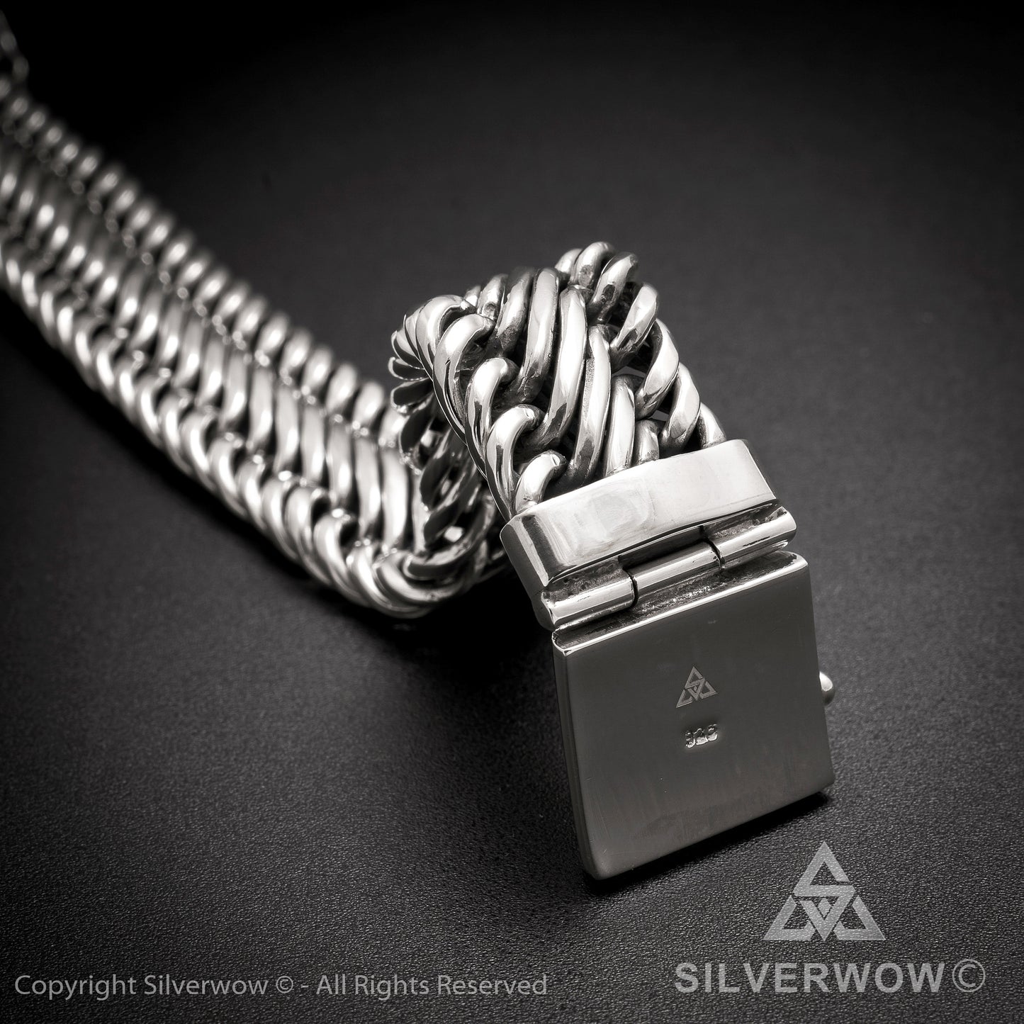 Bratan, 20mm Woven Bracelet - SilverWow™