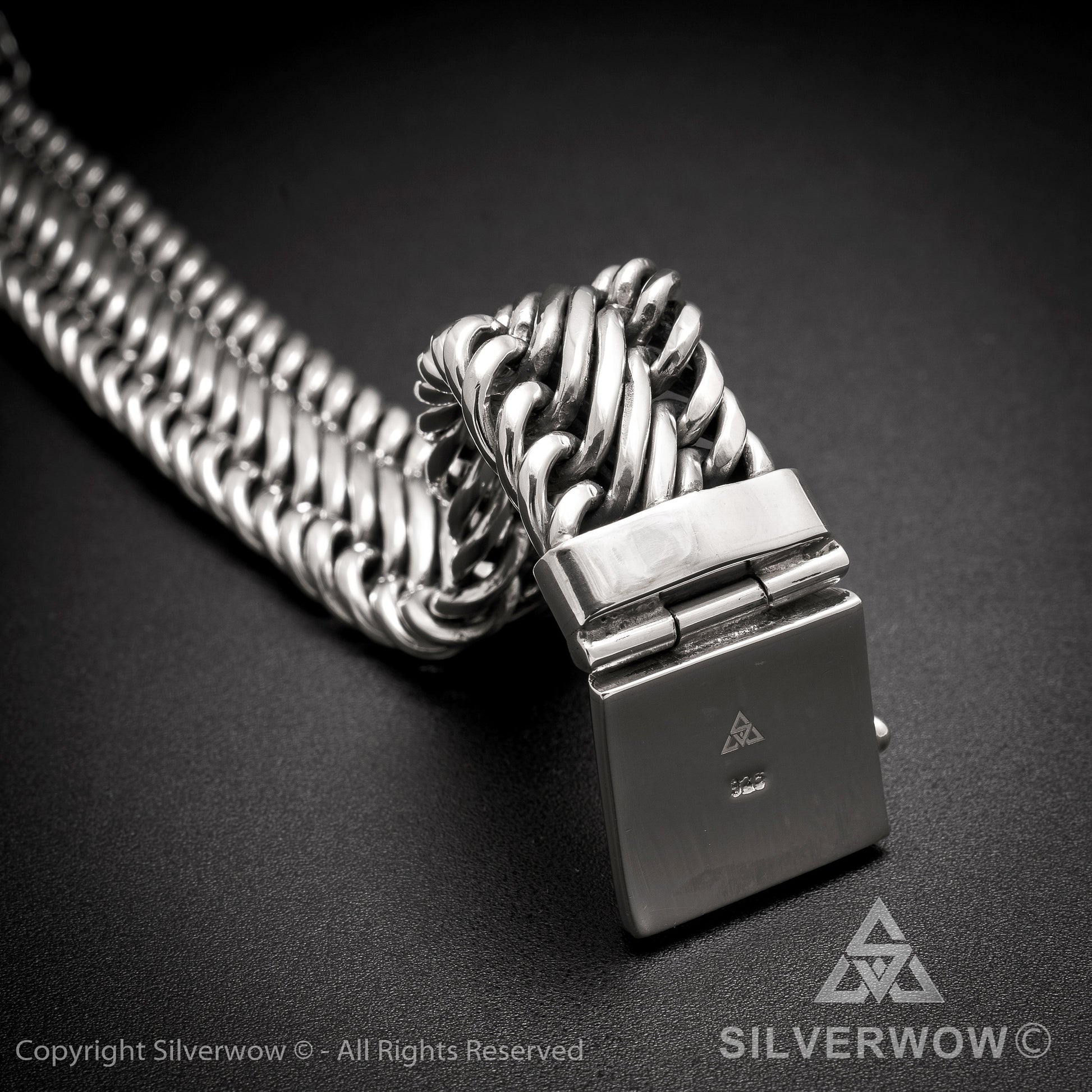 Bratan, 20mm Woven Bracelet - SilverWow™