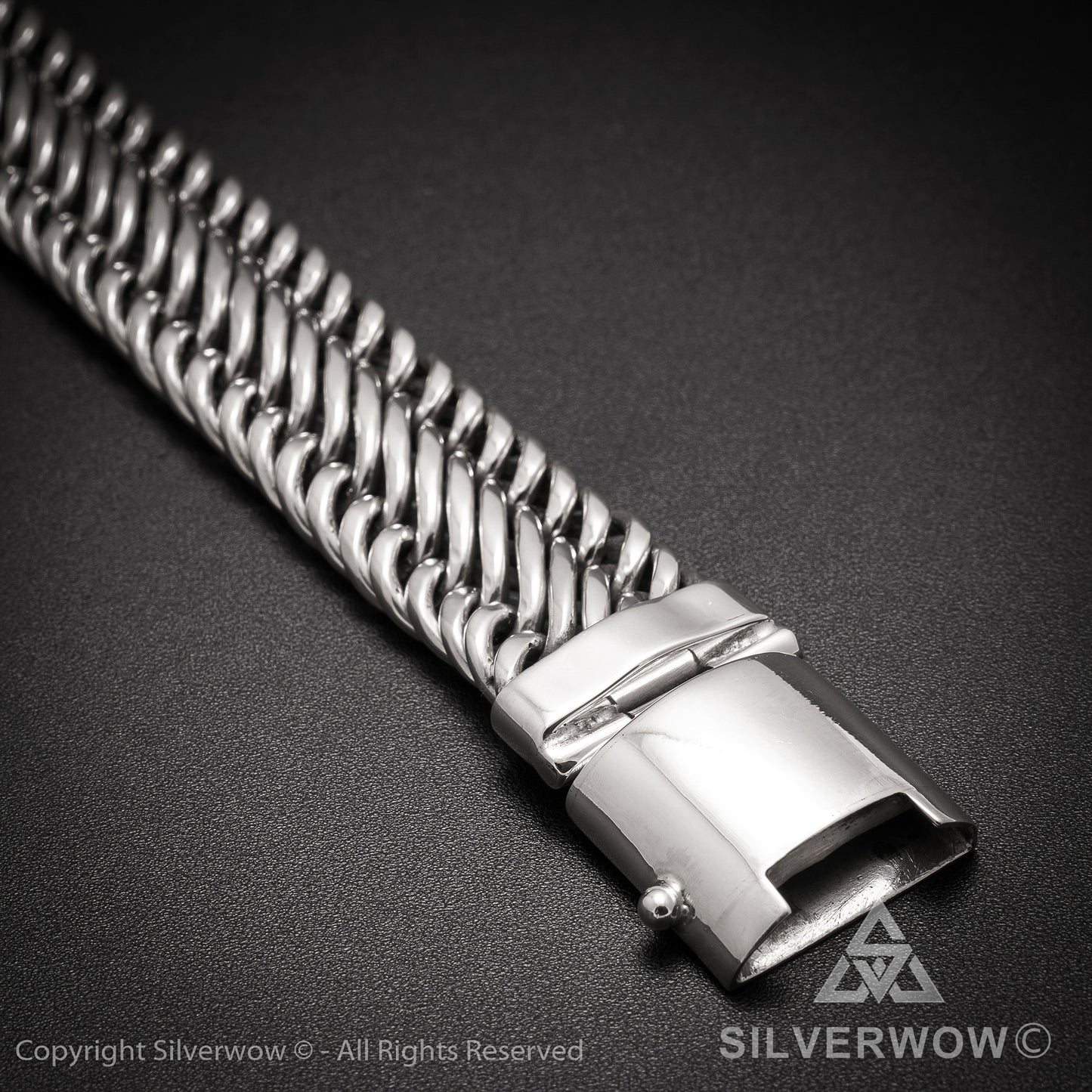 Bratan, 20mm Woven Bracelet - SilverWow™