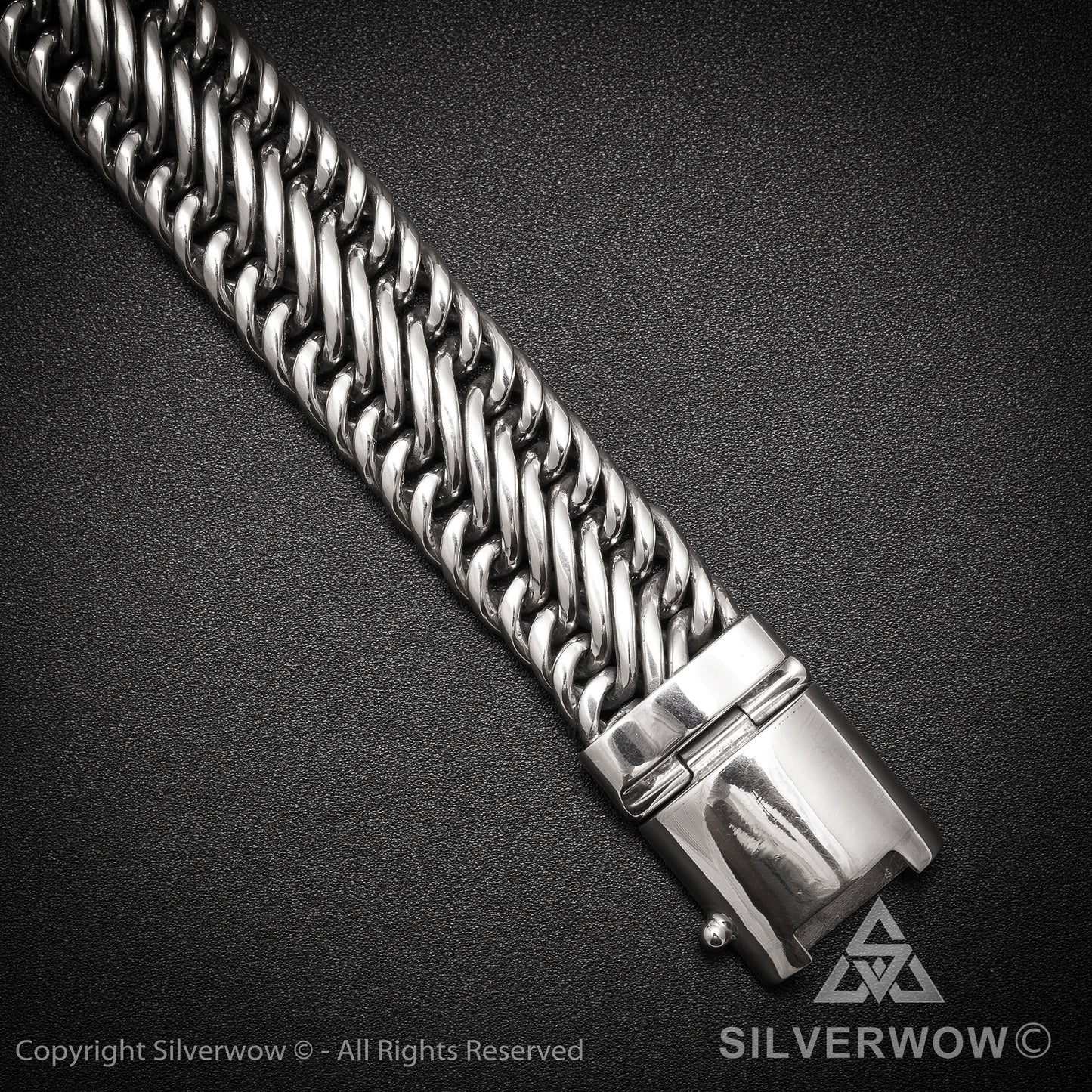 Bratan, 20mm Woven Bracelet - SilverWow™