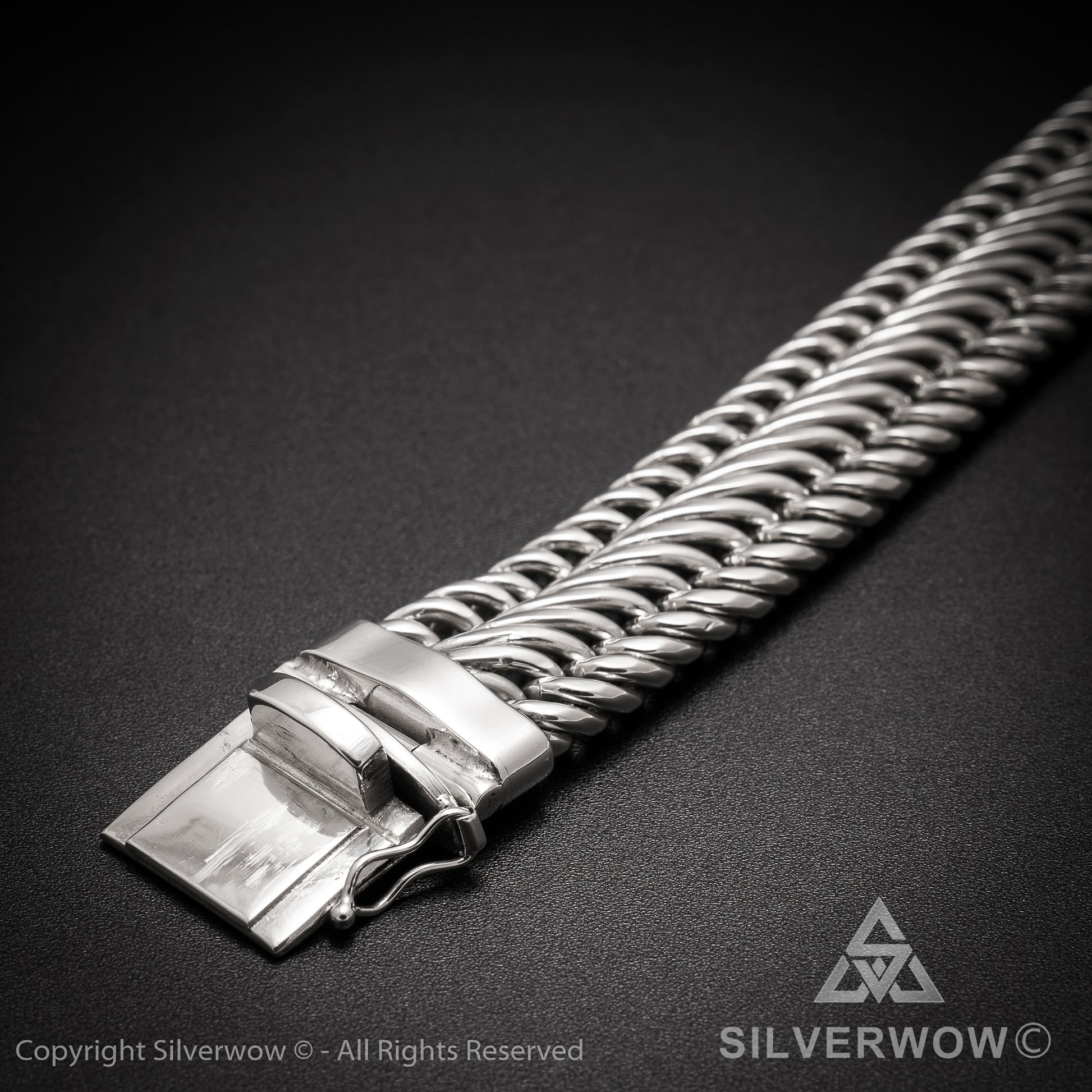 Bratan, 20mm Woven Bracelet - SilverWow™