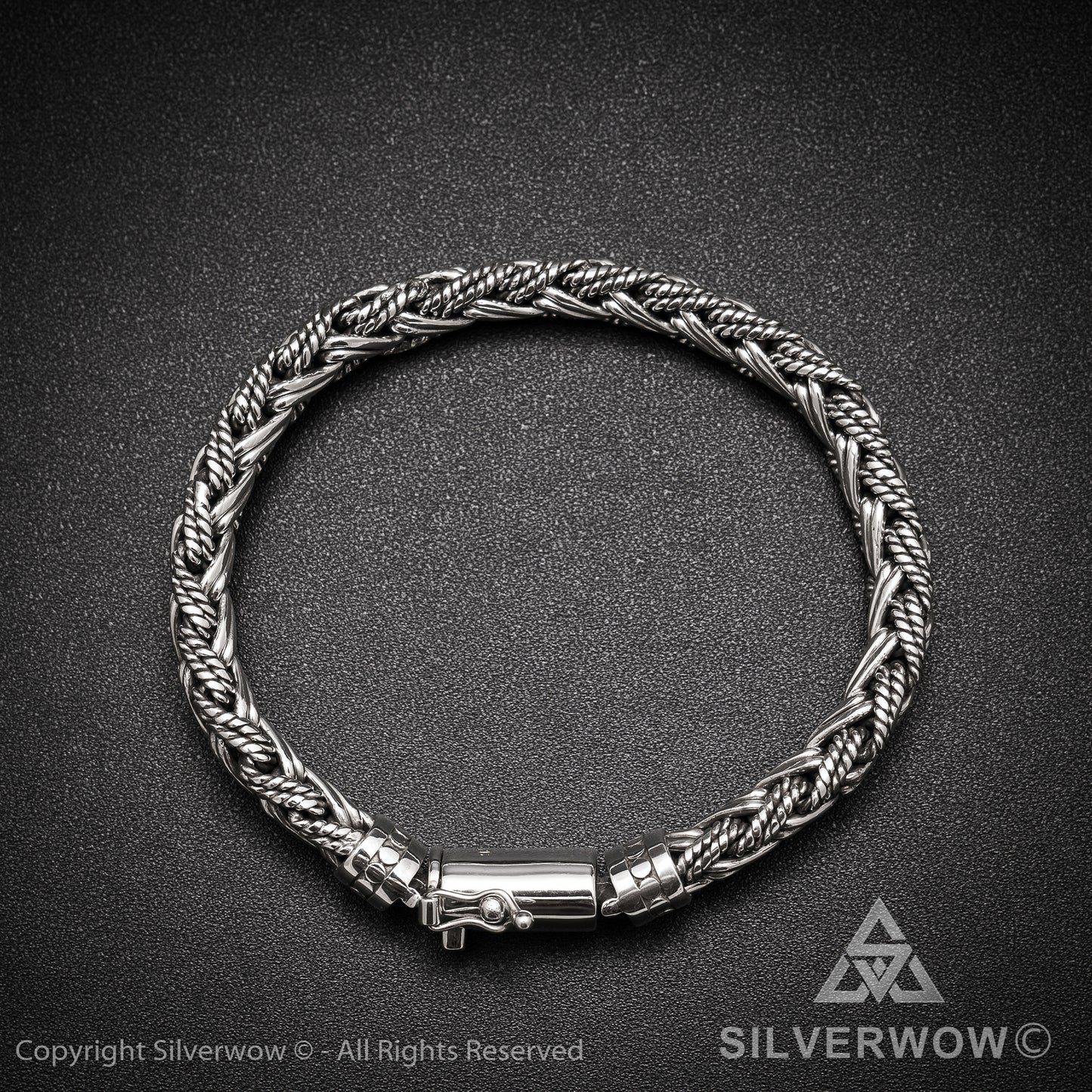 Buyan, Rope Weave Bracelet x 10mm - SilverWow™