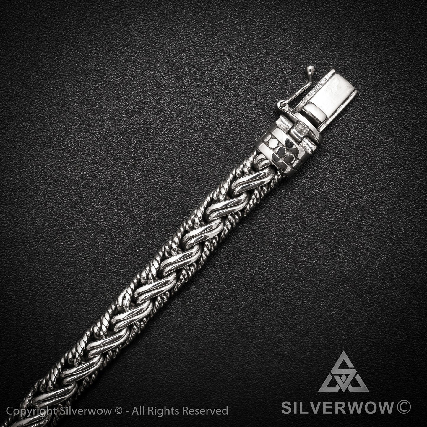 Buyan, Rope Weave Bracelet x 10mm - SilverWow™