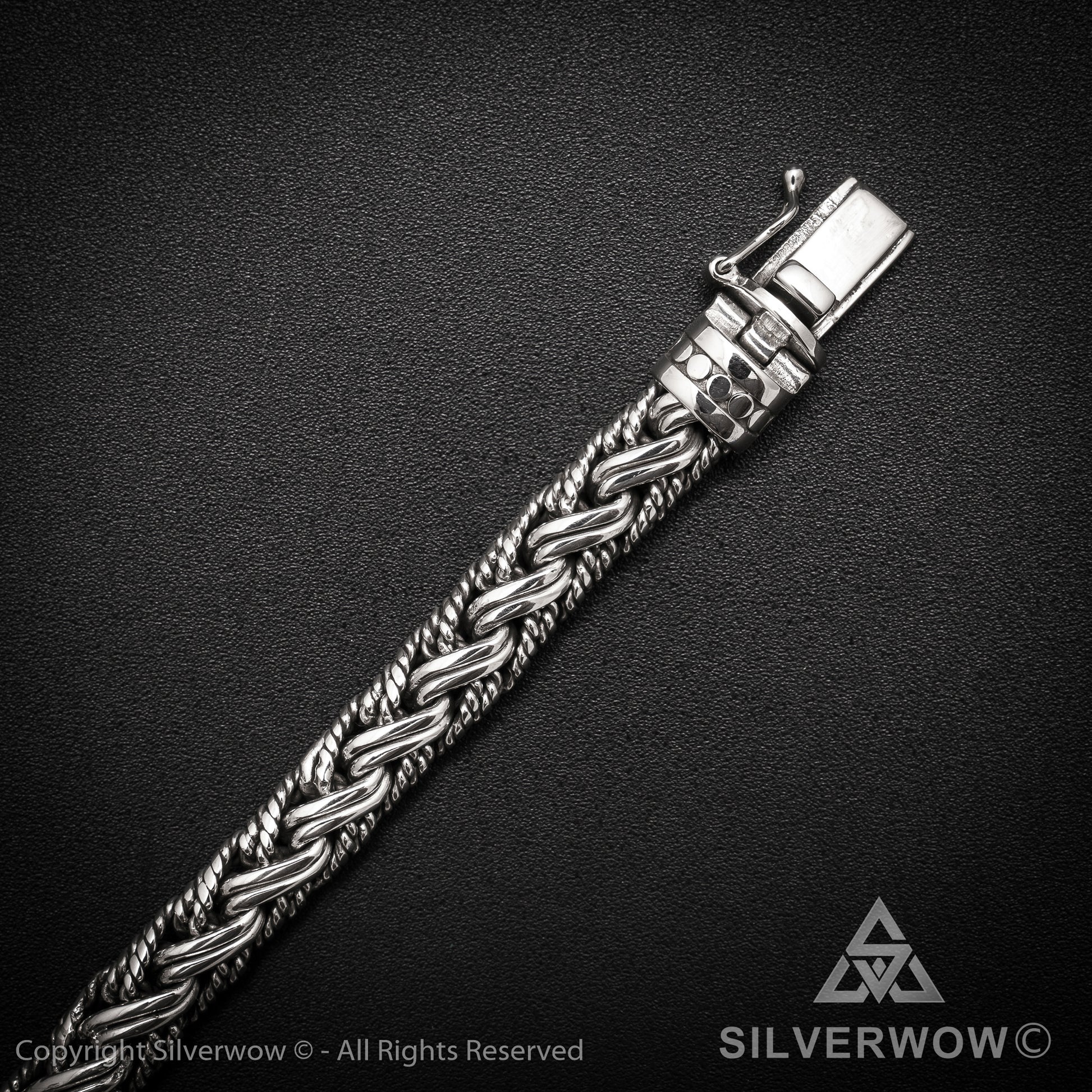 Buyan, Rope Weave Bracelet x 10mm - SilverWow™
