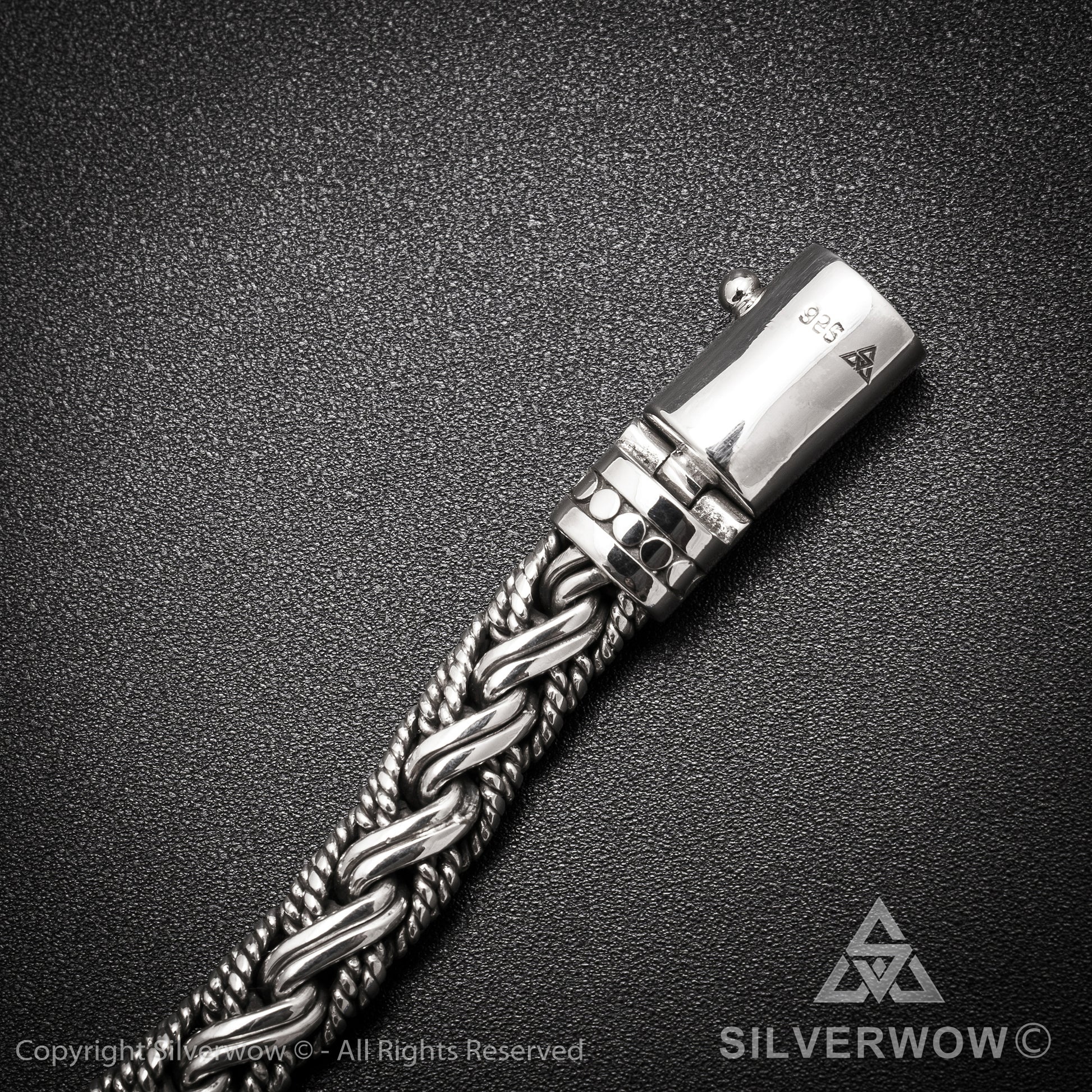 Buyan, Rope Weave Bracelet x 10mm - SilverWow™