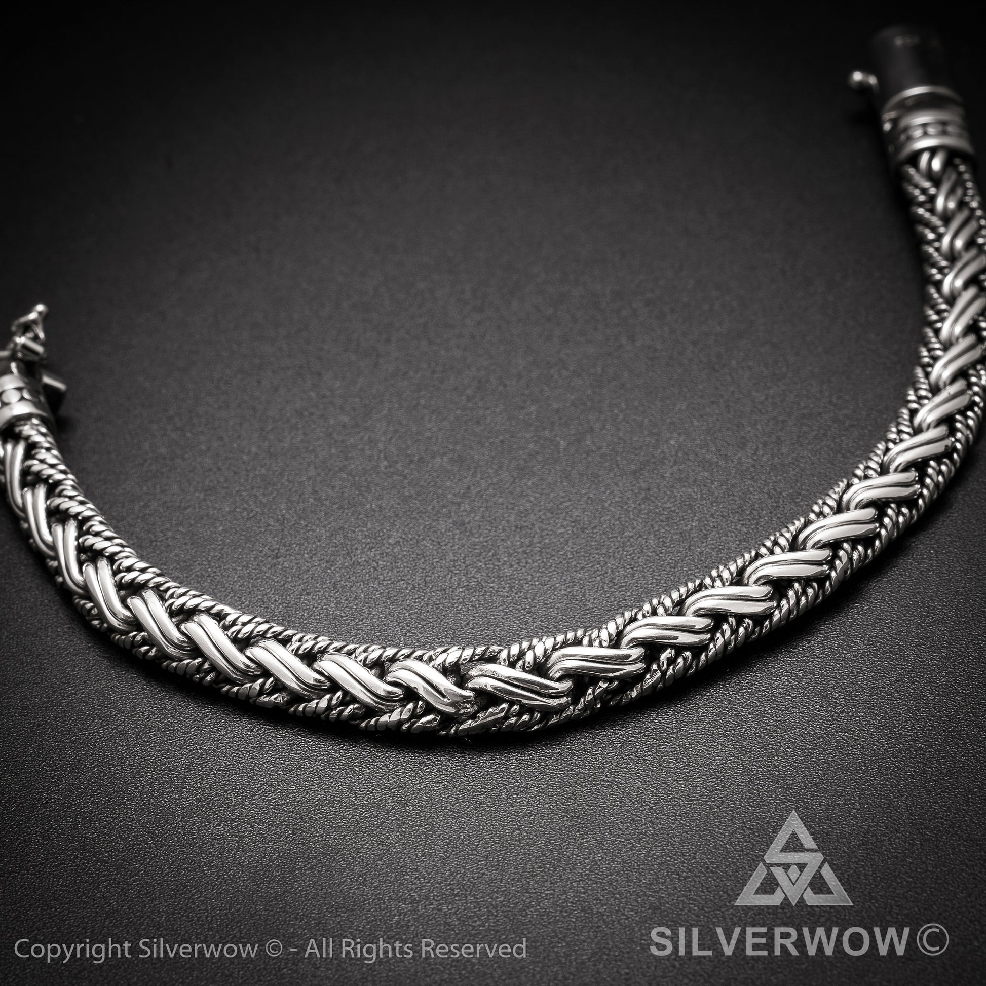 Buyan, Rope Weave Bracelet x 10mm - SilverWow™