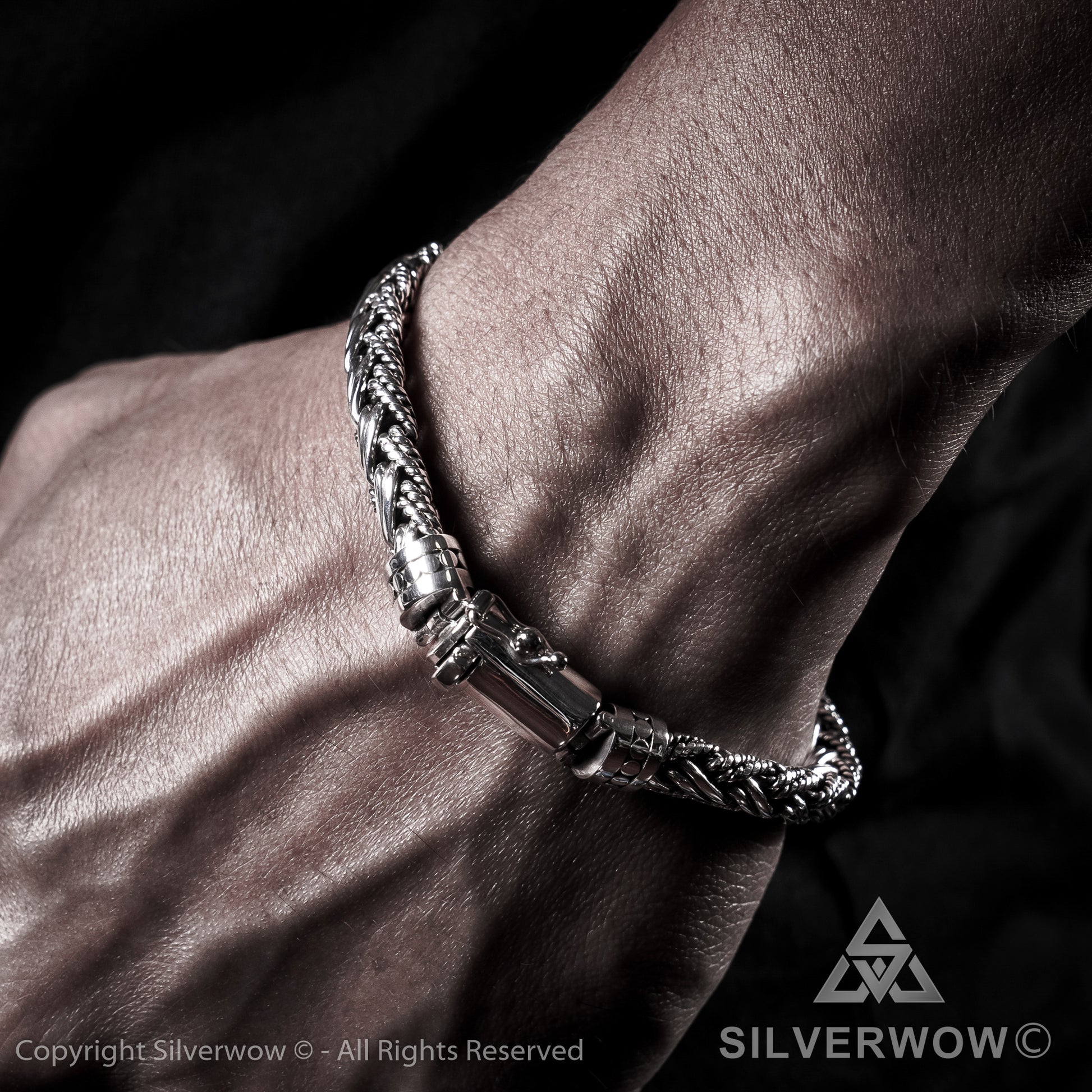 Buyan, Rope Weave Bracelet x 10mm - SilverWow™
