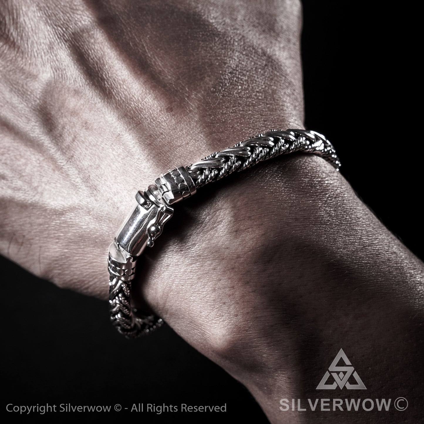 Buyan, Rope Weave Bracelet x 10mm - SilverWow™
