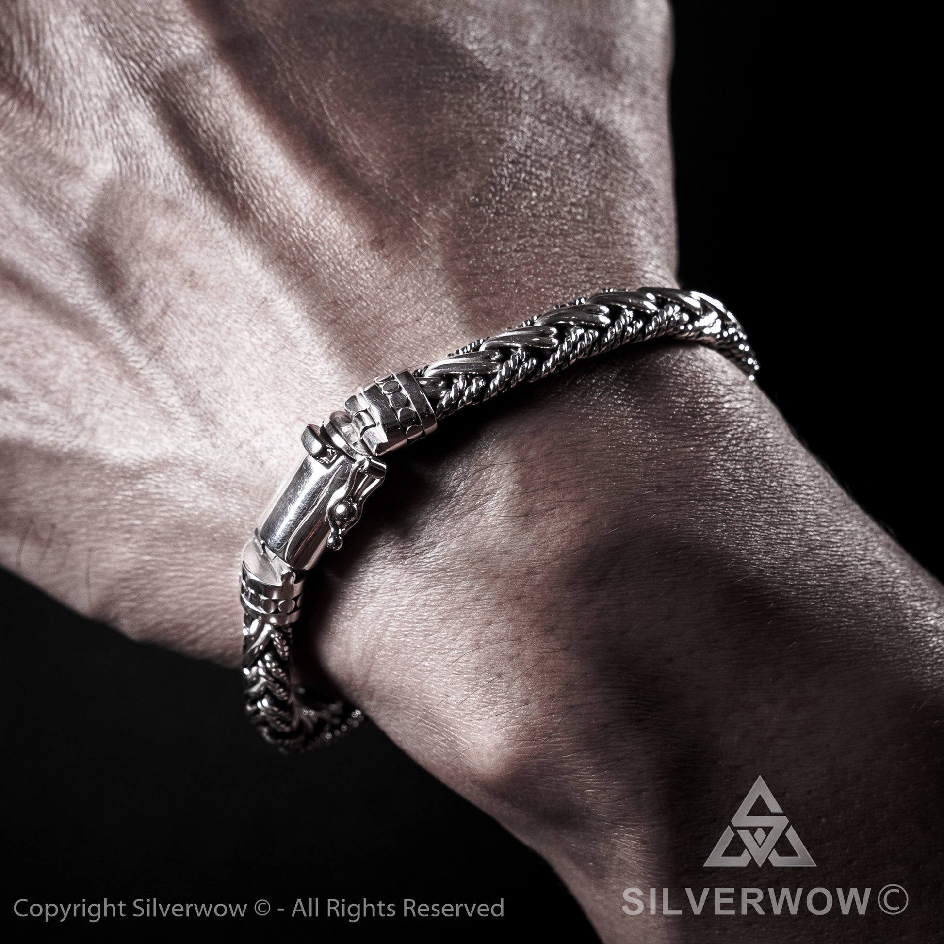 Buyan, Rope Weave Bracelet x 10mm - SilverWow™