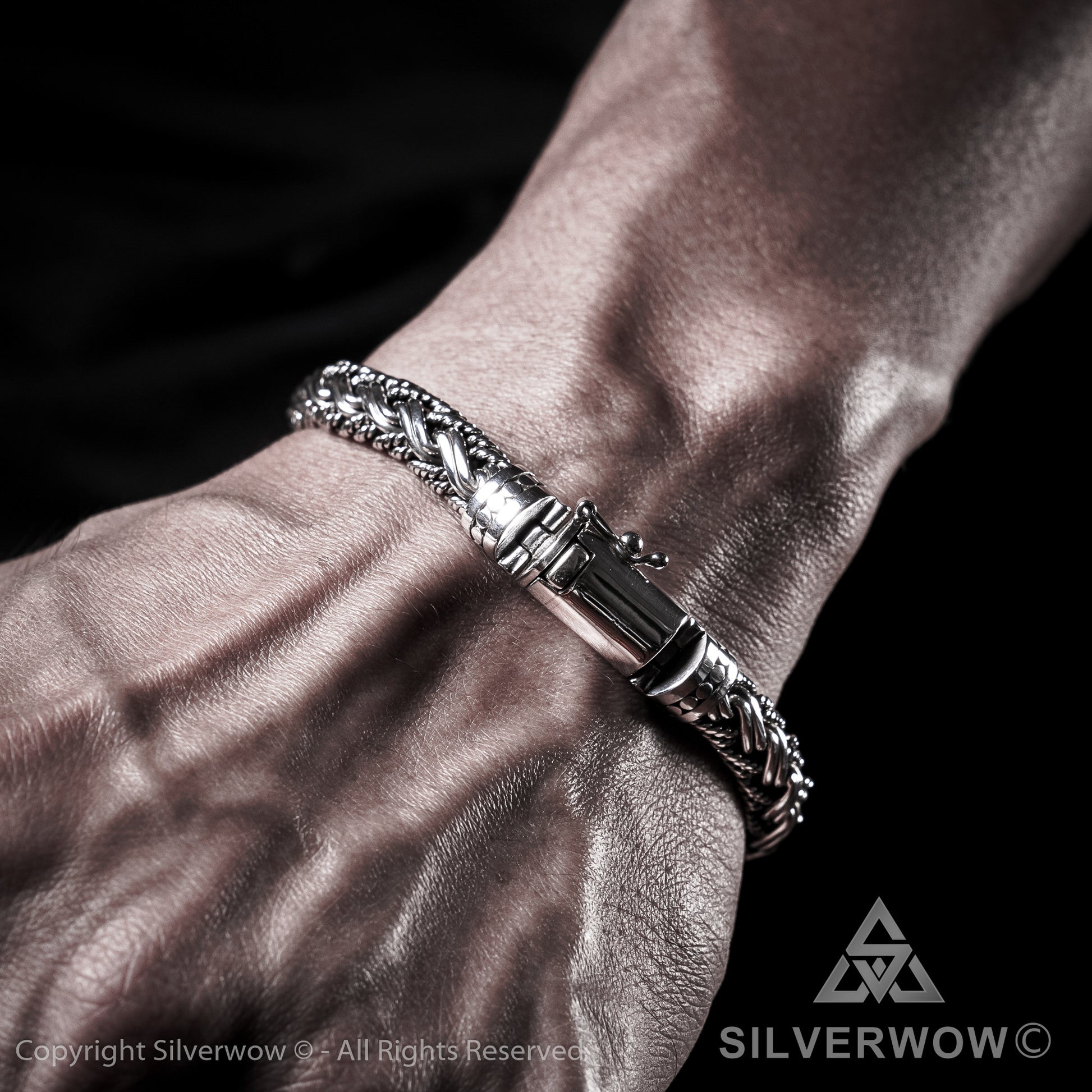 Buyan, Rope Weave Bracelet x 10mm - SilverWow™