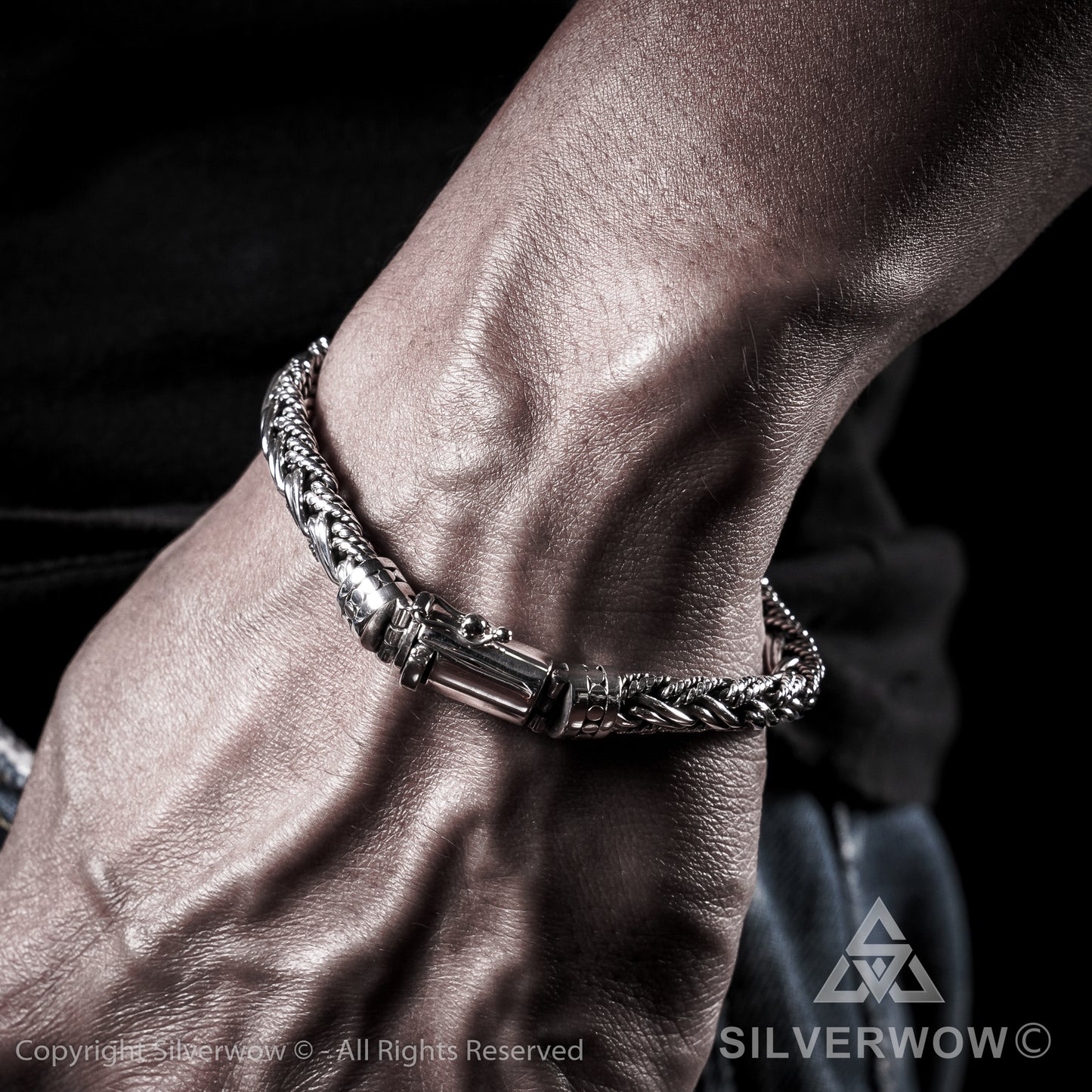Buyan, Rope Weave Bracelet x 10mm - SilverWow™