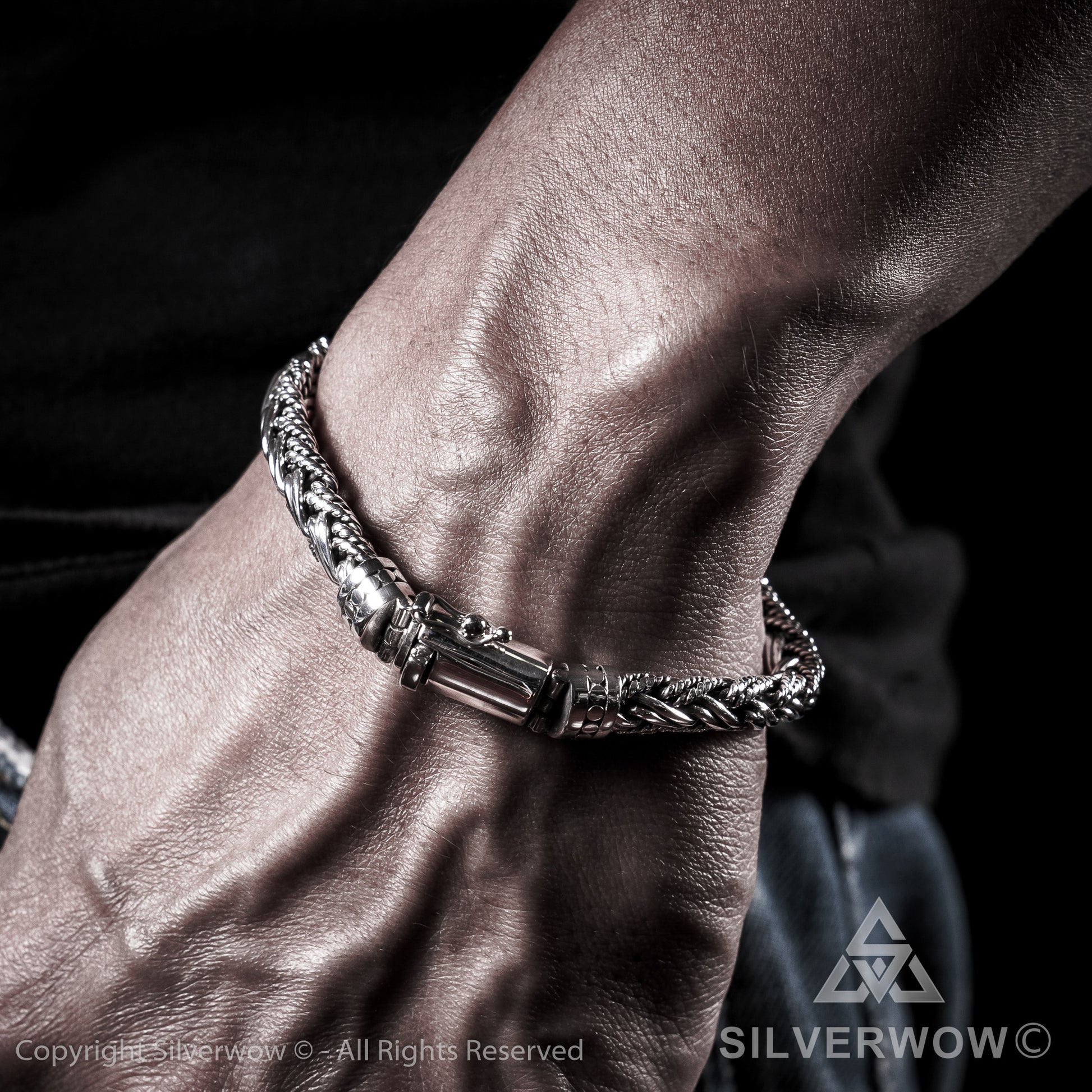 Buyan, Rope Weave Bracelet x 10mm - SilverWow™