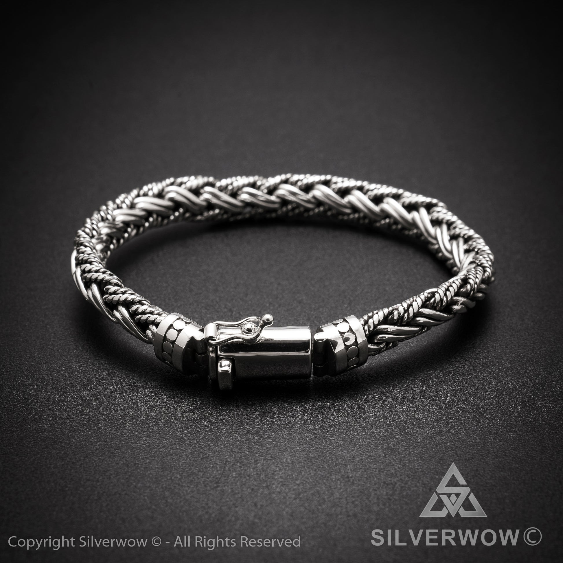 Buyan, Rope Weave Bracelet x 10mm - SilverWow™