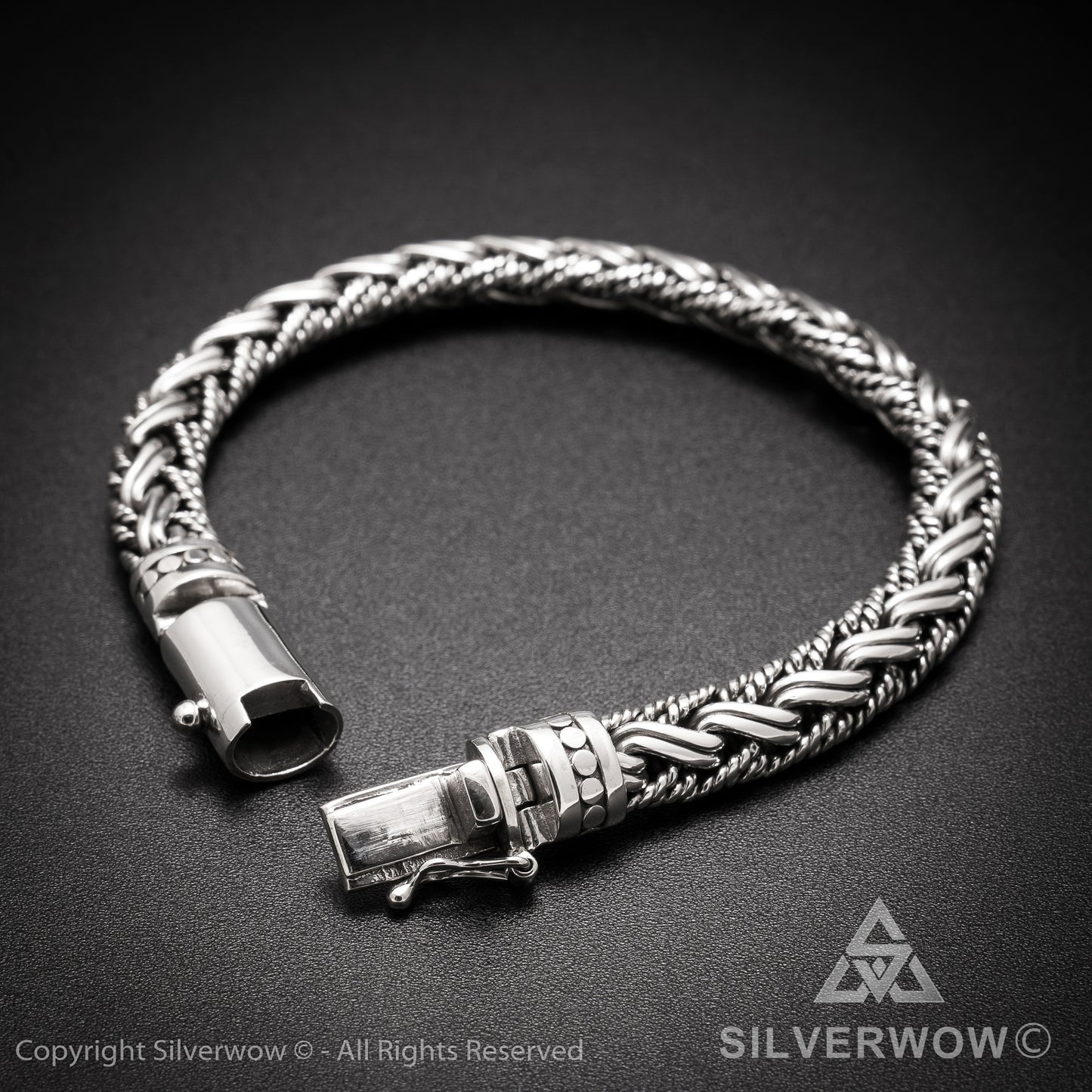 Buyan, Rope Weave Bracelet x 10mm - SilverWow™