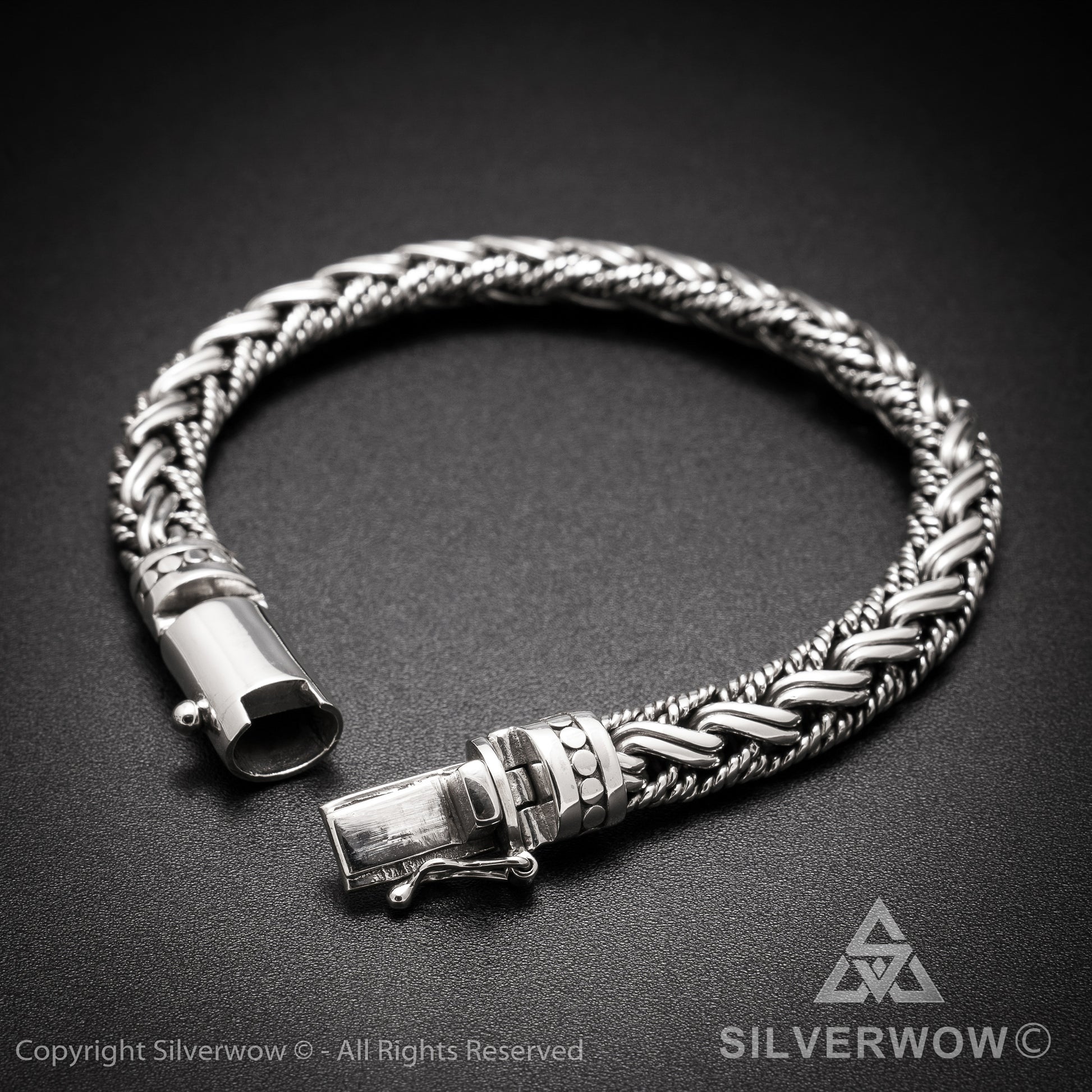 Buyan, Rope Weave Bracelet x 10mm - SilverWow™
