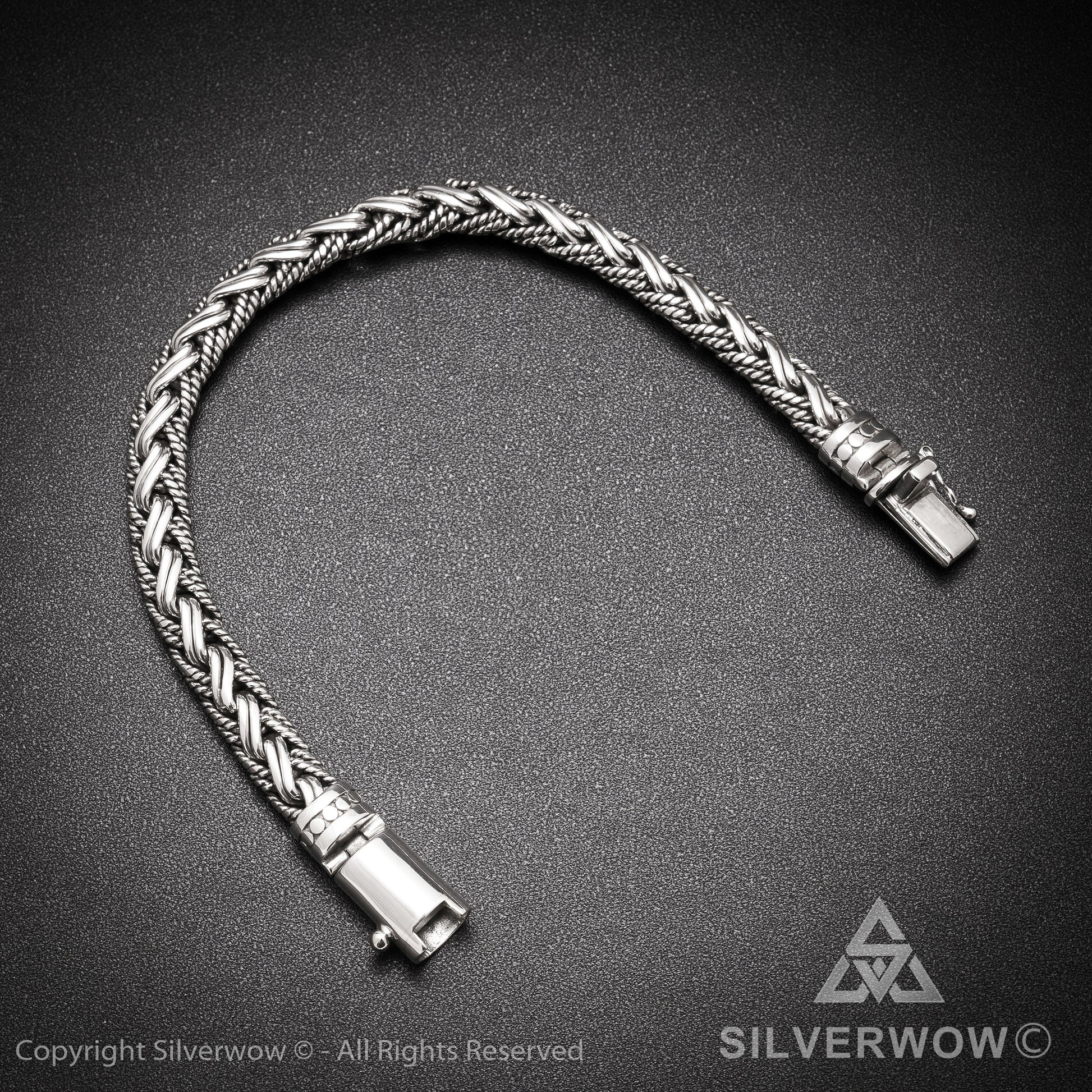 Buyan, Rope Weave Bracelet x 10mm - SilverWow™