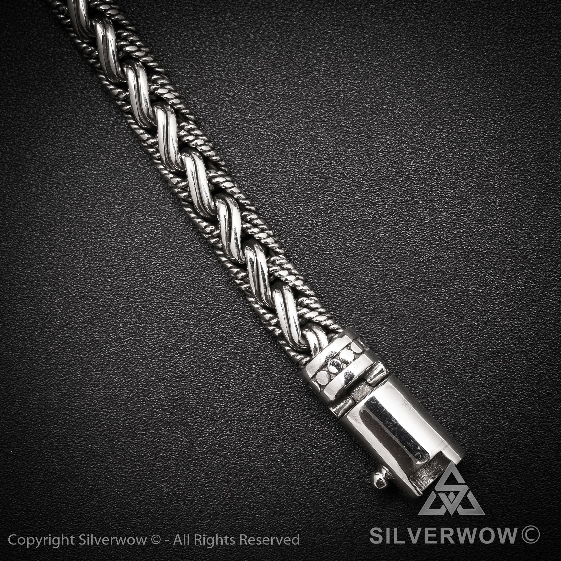 Buyan, Rope Weave Bracelet x 10mm - SilverWow™