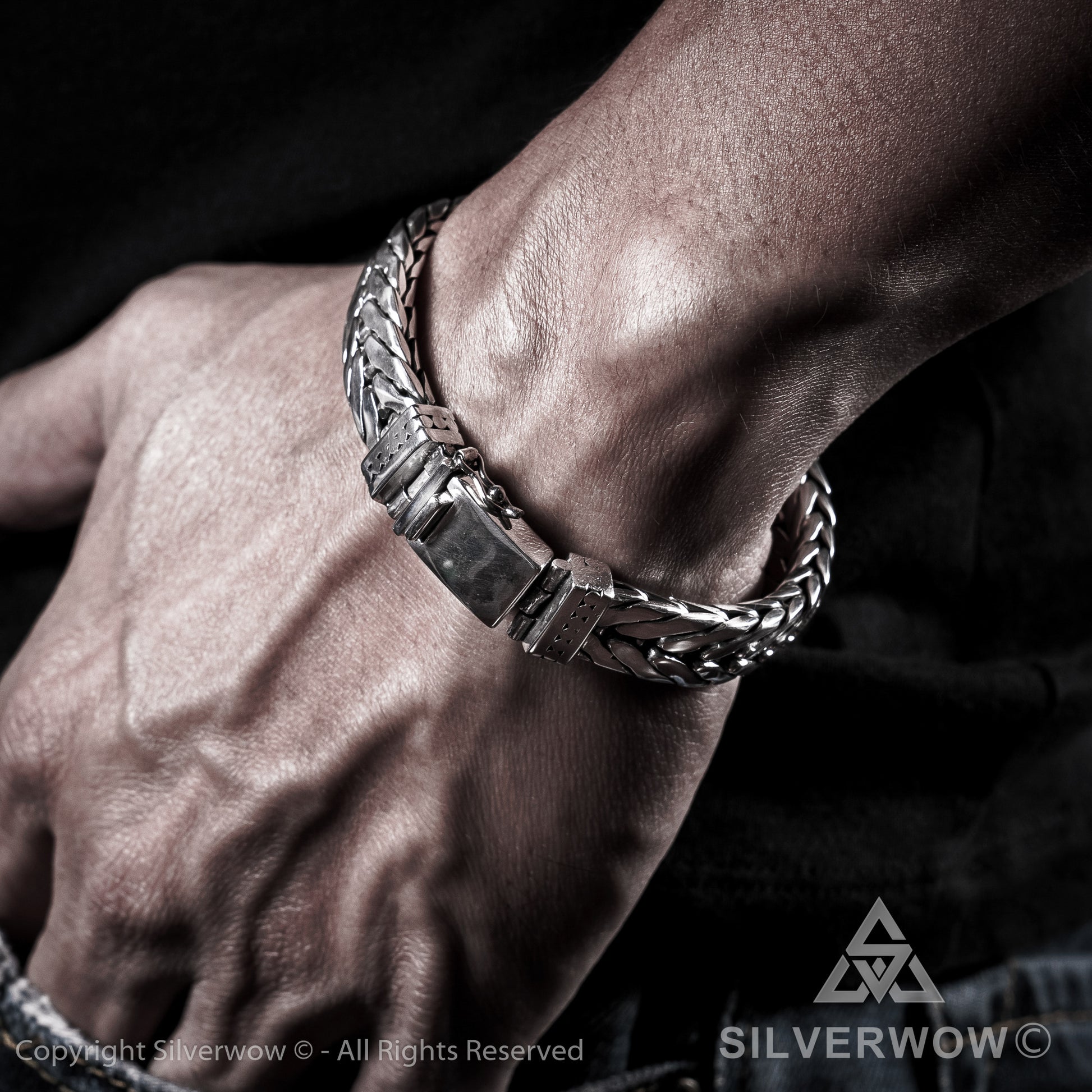 11mm Chevron Bracelet - SilverWow™
