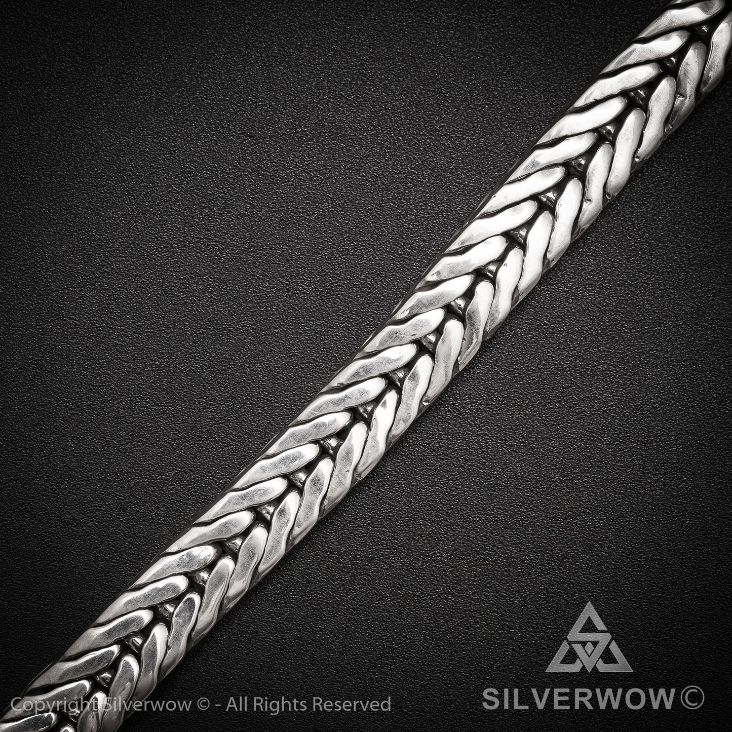 11mm Chevron Bracelet - SilverWow™