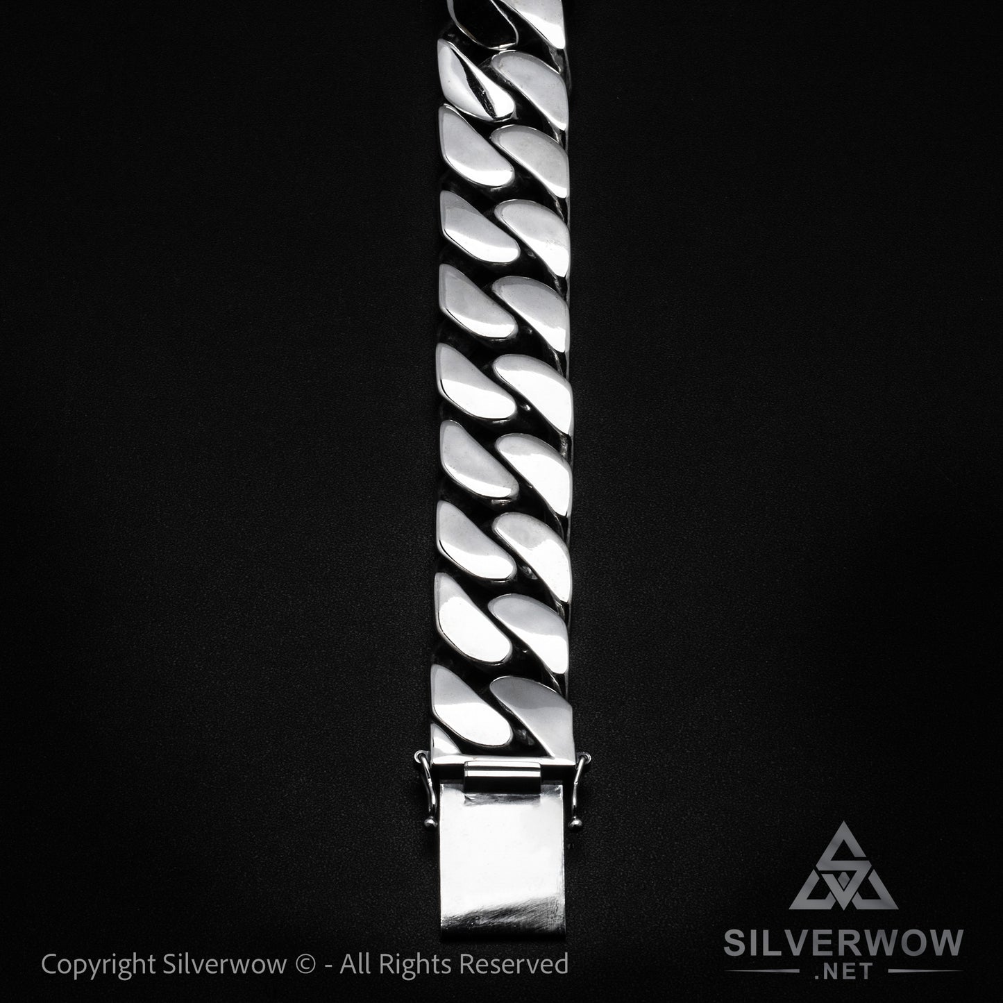 25mm ID Necklace with Reverse Lock - SilverWow™
